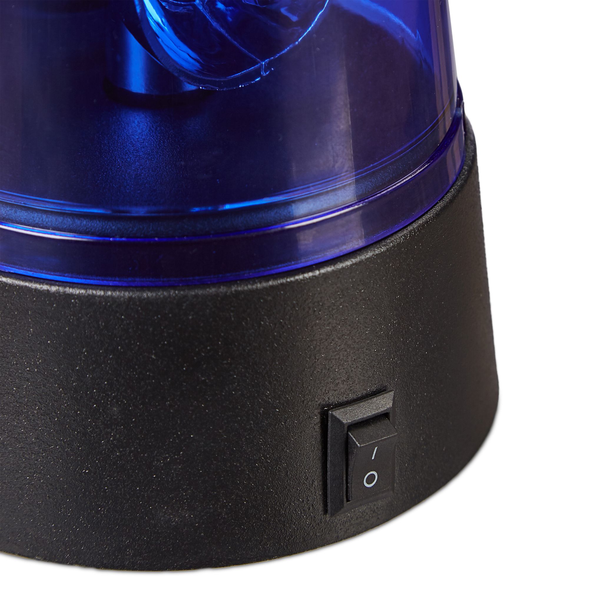 LED Blaulicht 2er-Set Blau-Schwarz von Relaxdays