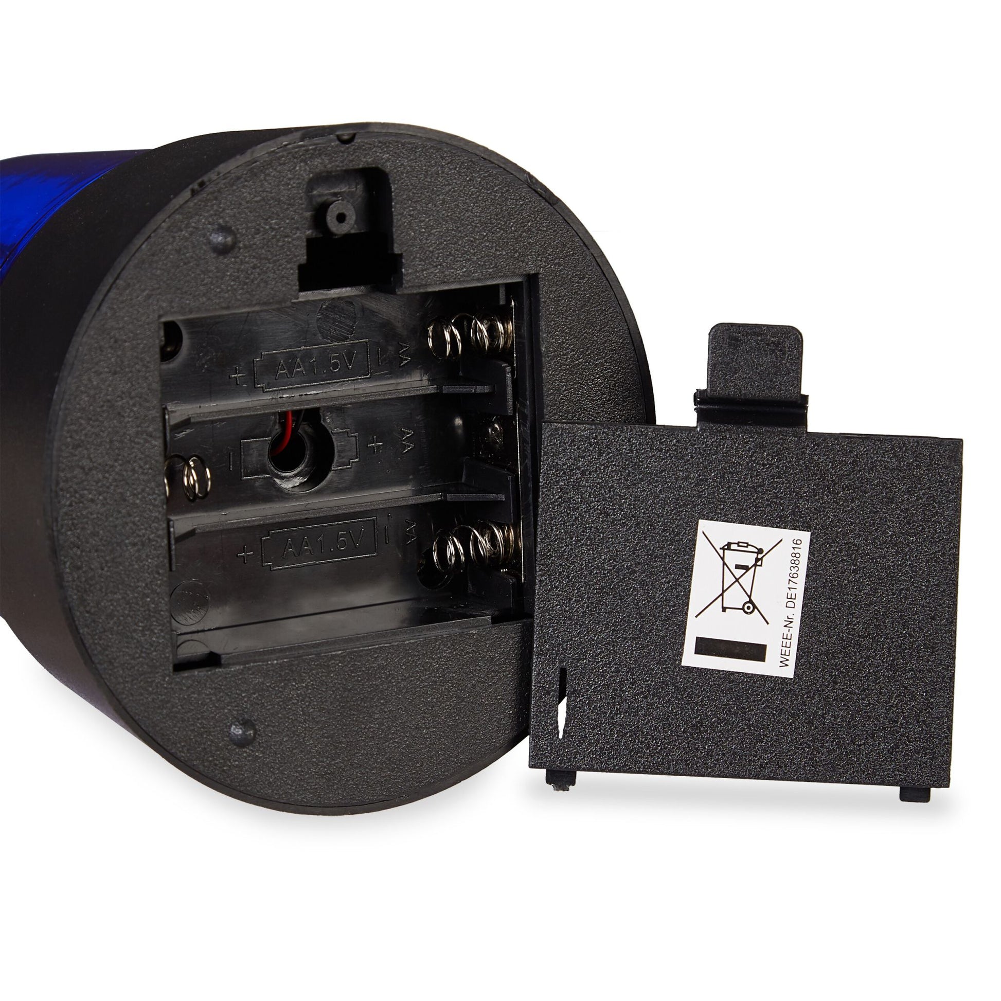LED Blaulicht 2er-Set Blau-Schwarz von Relaxdays