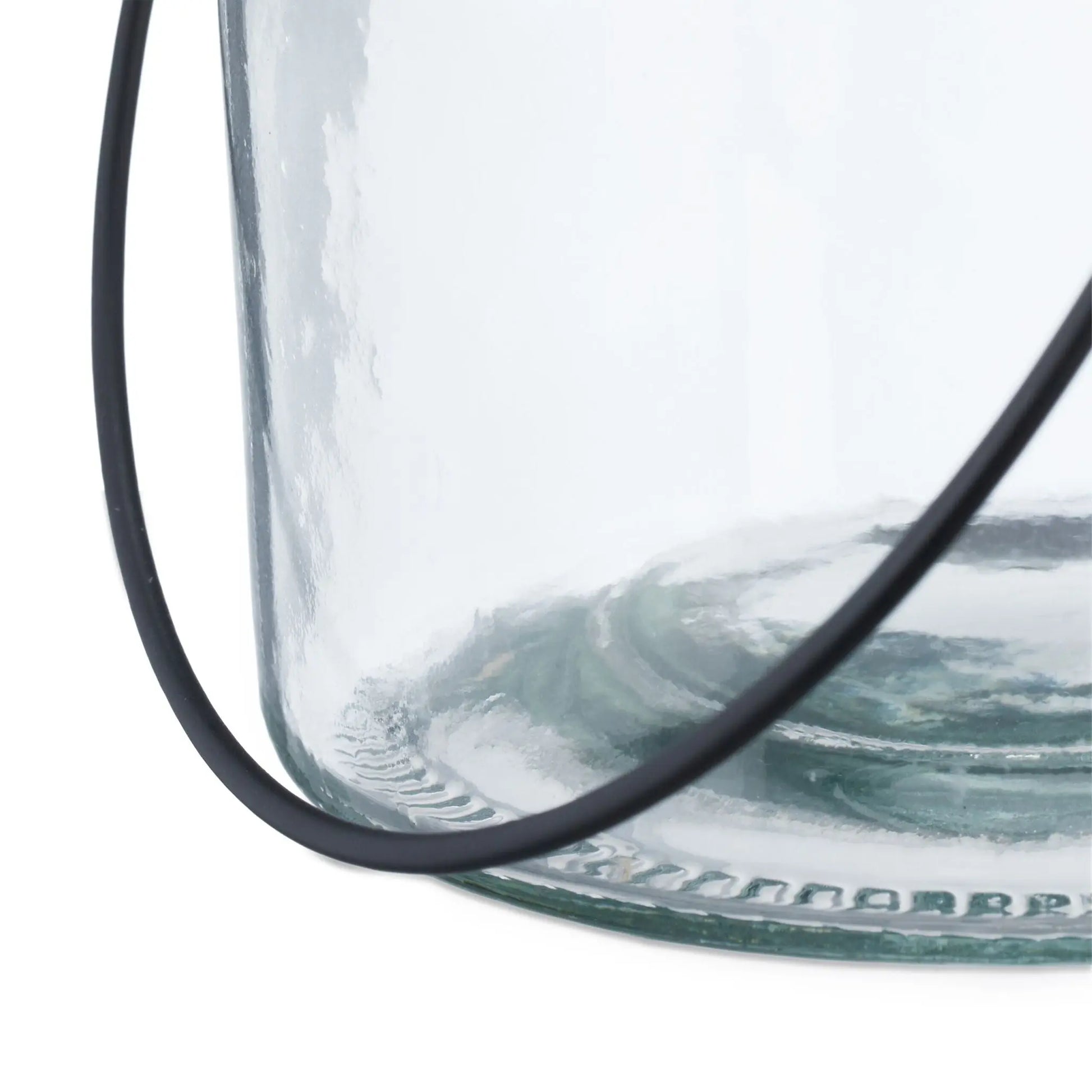 Windlicht Glas 12er-Set Schwarz-Transparent von Relaxdays