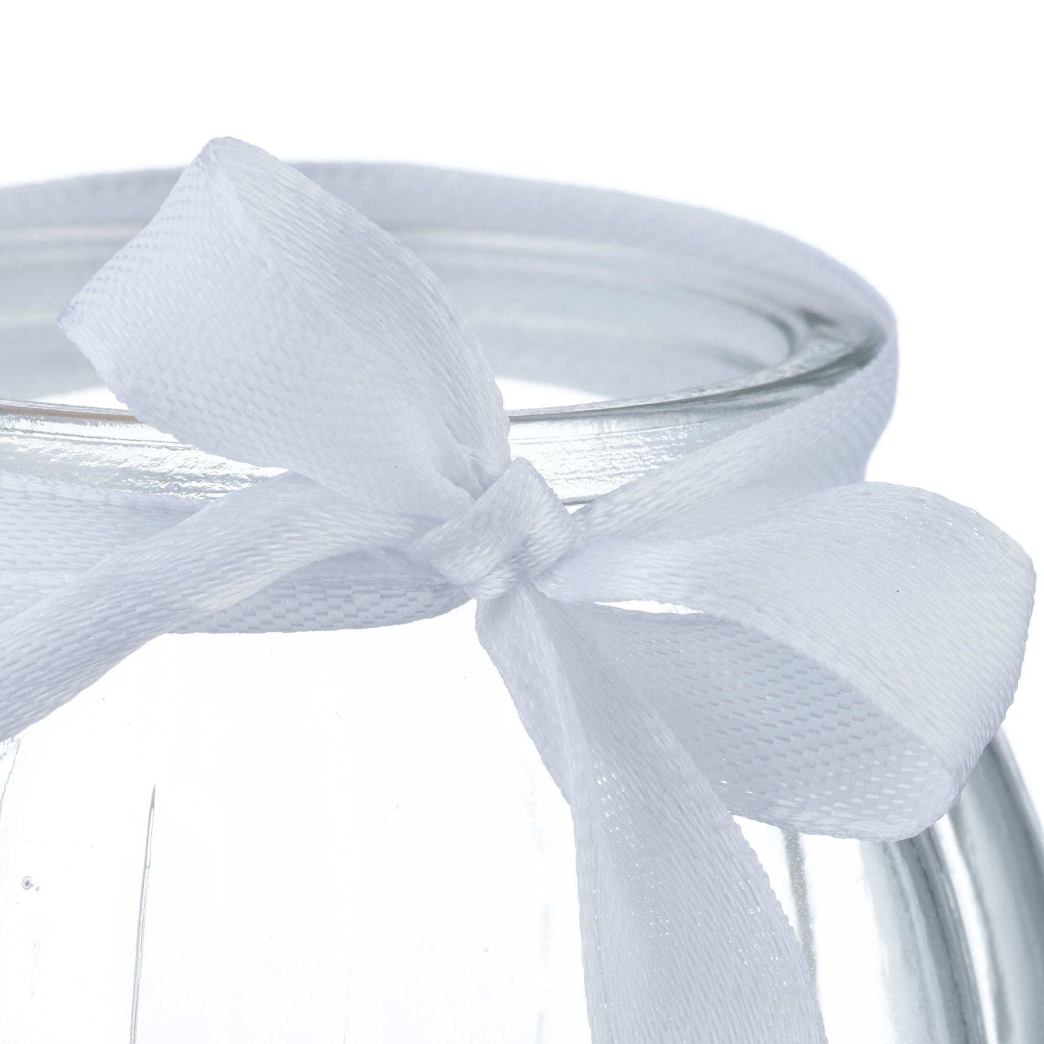 Windlicht 12er-Set Weiss-Transparent von Relaxdays