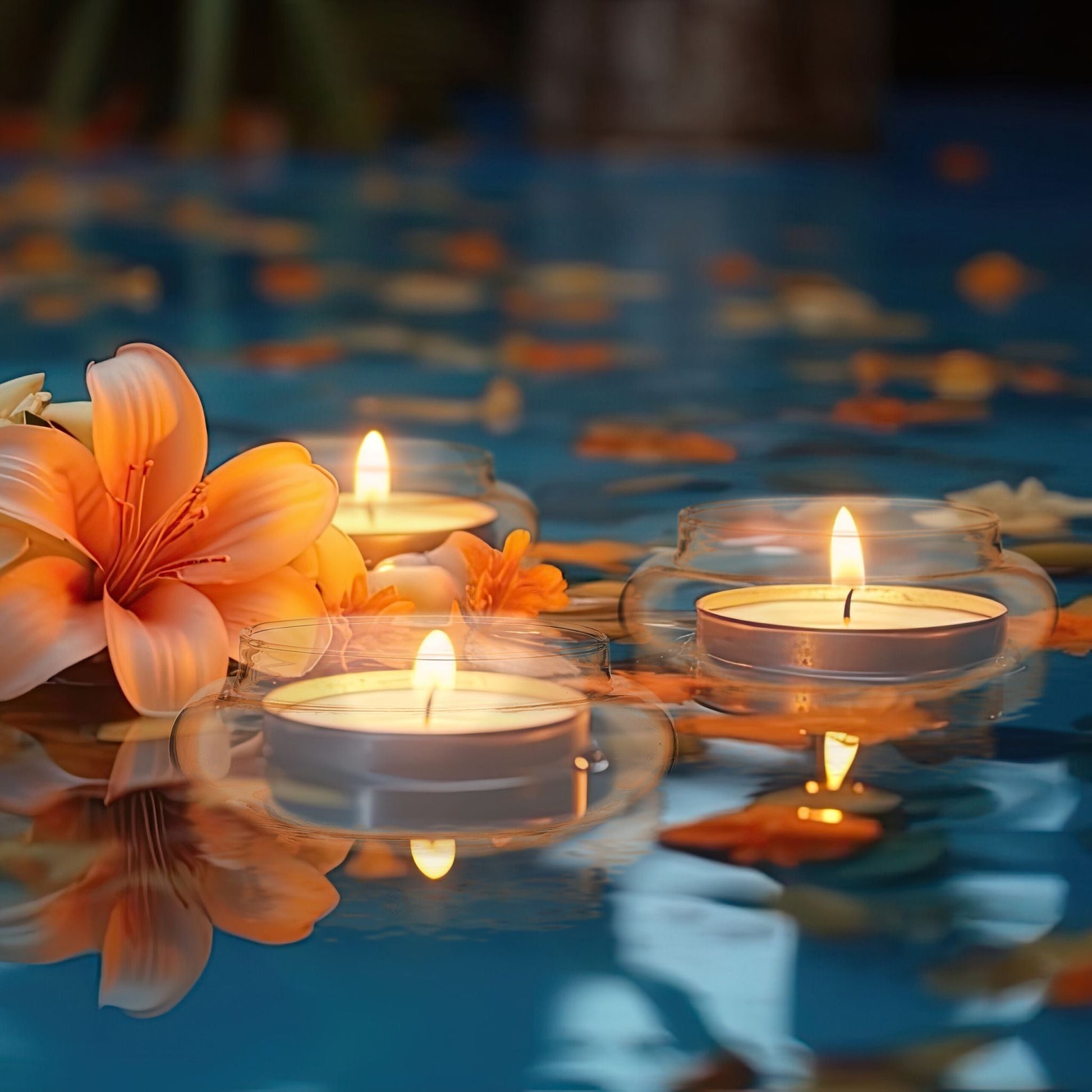 Schwimmwindlicht 12er-Set Transparent von Relaxdays