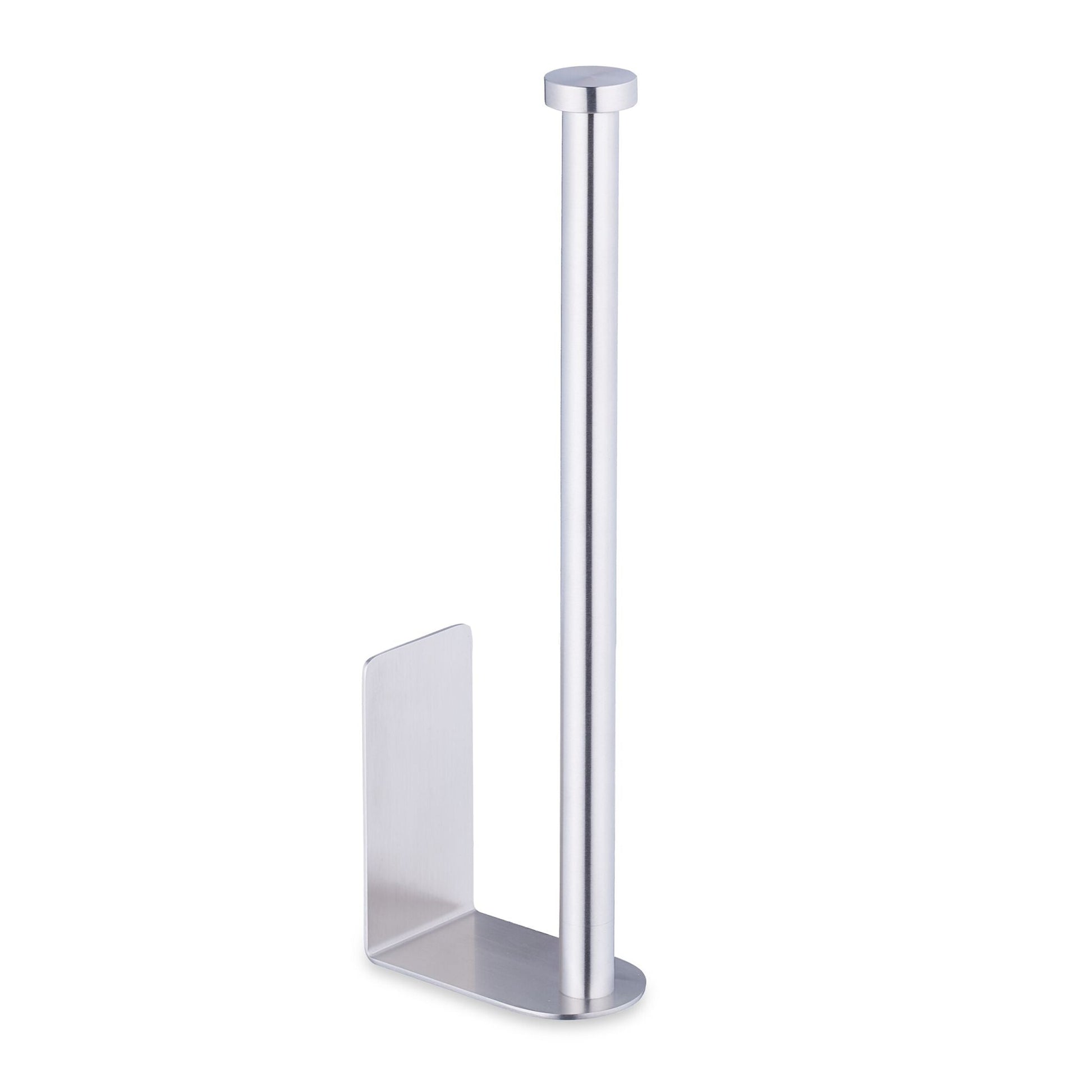 Selbstklebender Ersatzrollenhalter Silber von Relaxdays