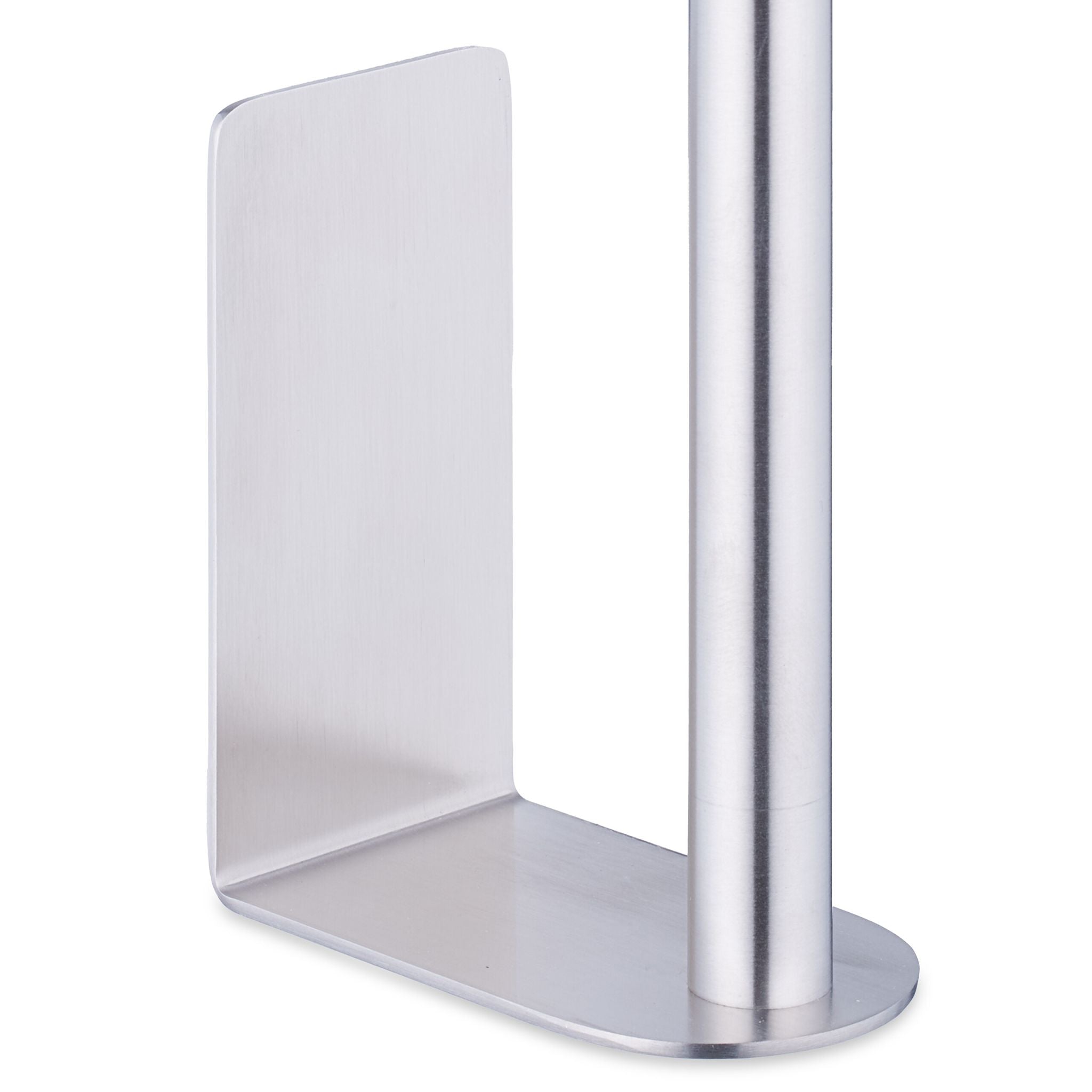 Selbstklebender Ersatzrollenhalter Silber von Relaxdays