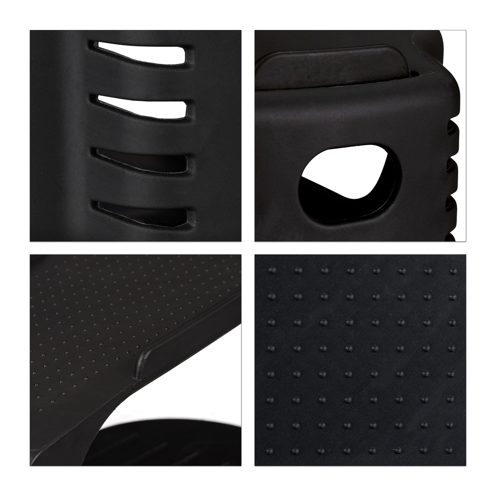 Schuhstapler 15er-Set Schwarz von Relaxdays