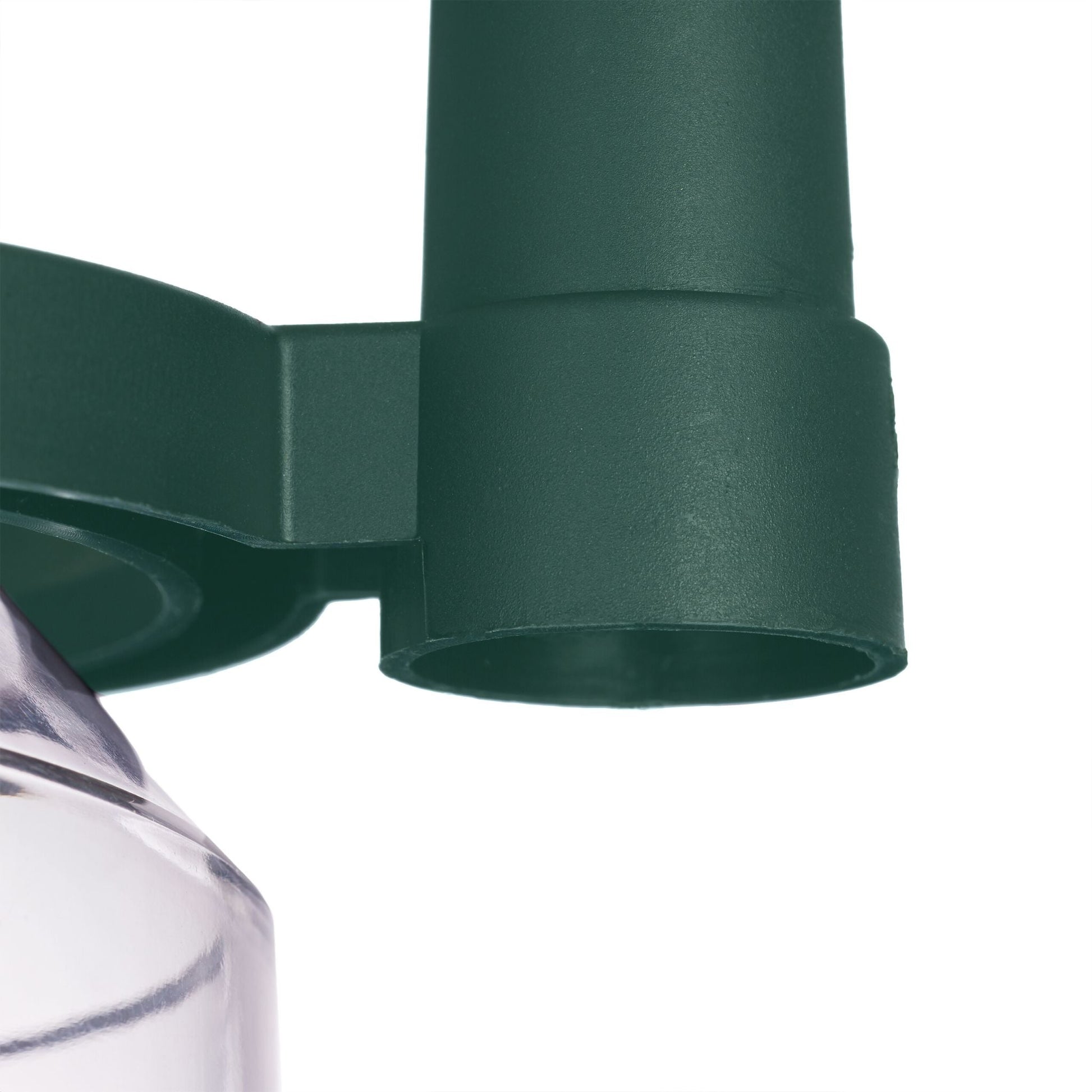 Regenmesser mit Halterung 2er-Set Dunkelgrün-Schwarz-Transparent von Relaxdays