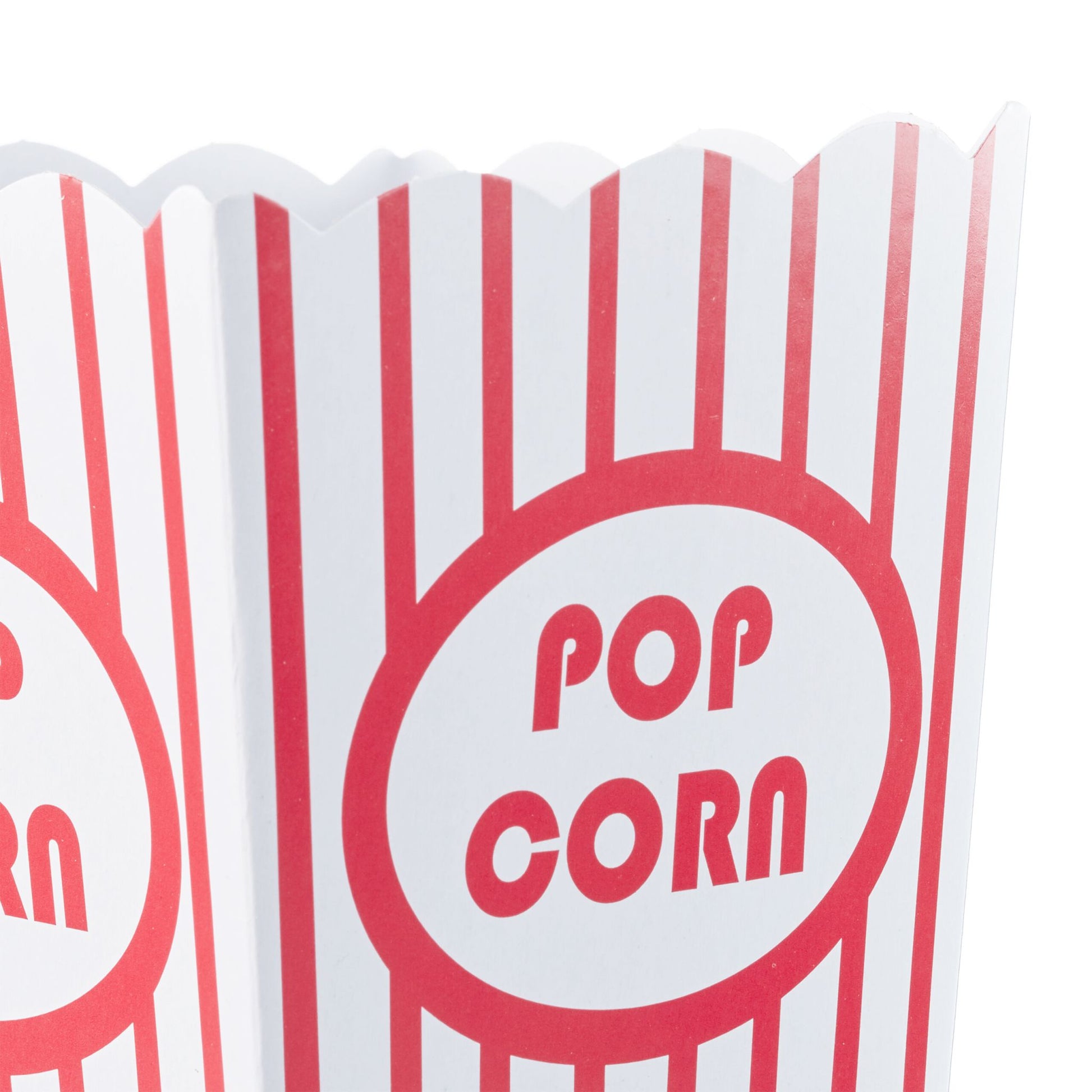 Popcorntüten 72er-Set rot/weiss Weiss-Rot von Relaxdays