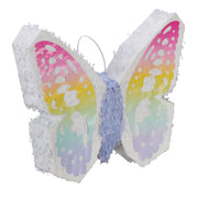 Pinata Schmetterling Weiss-Lila-Rosa von Relaxdays