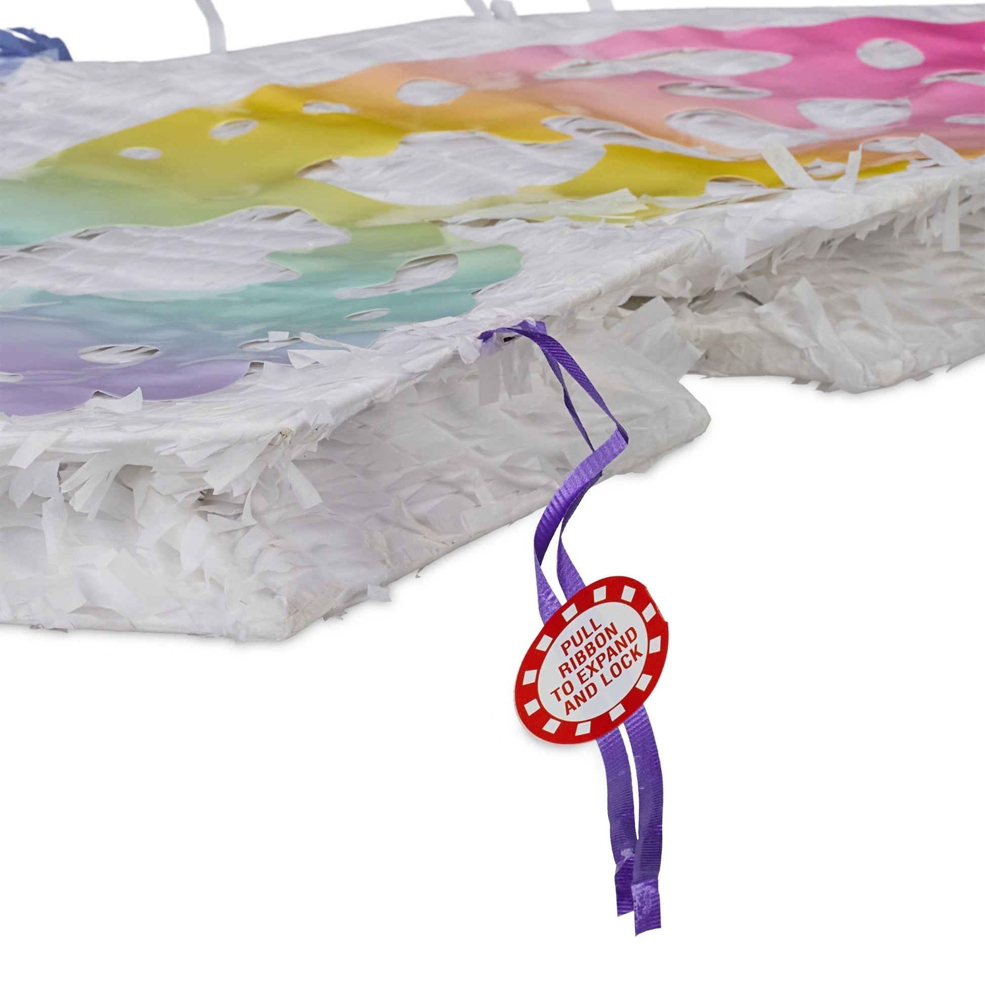 Pinata Schmetterling Weiss-Lila-Rosa von Relaxdays