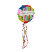 Pinata Geburtstag Blau-Grün-Rot von Relaxdays