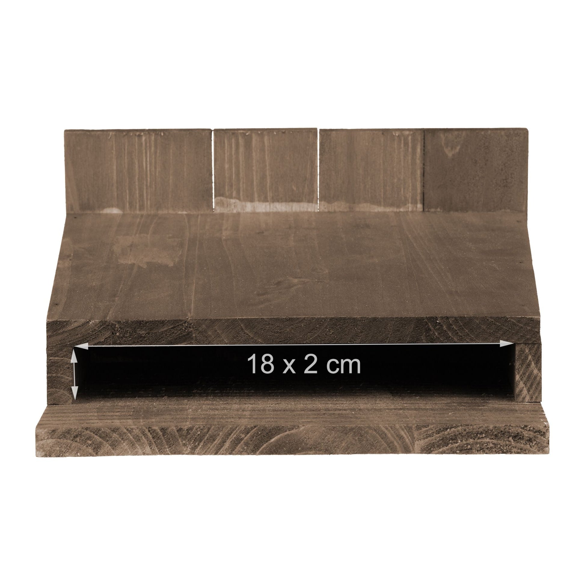 Fledermauskasten Holz Braun von Relaxdays
