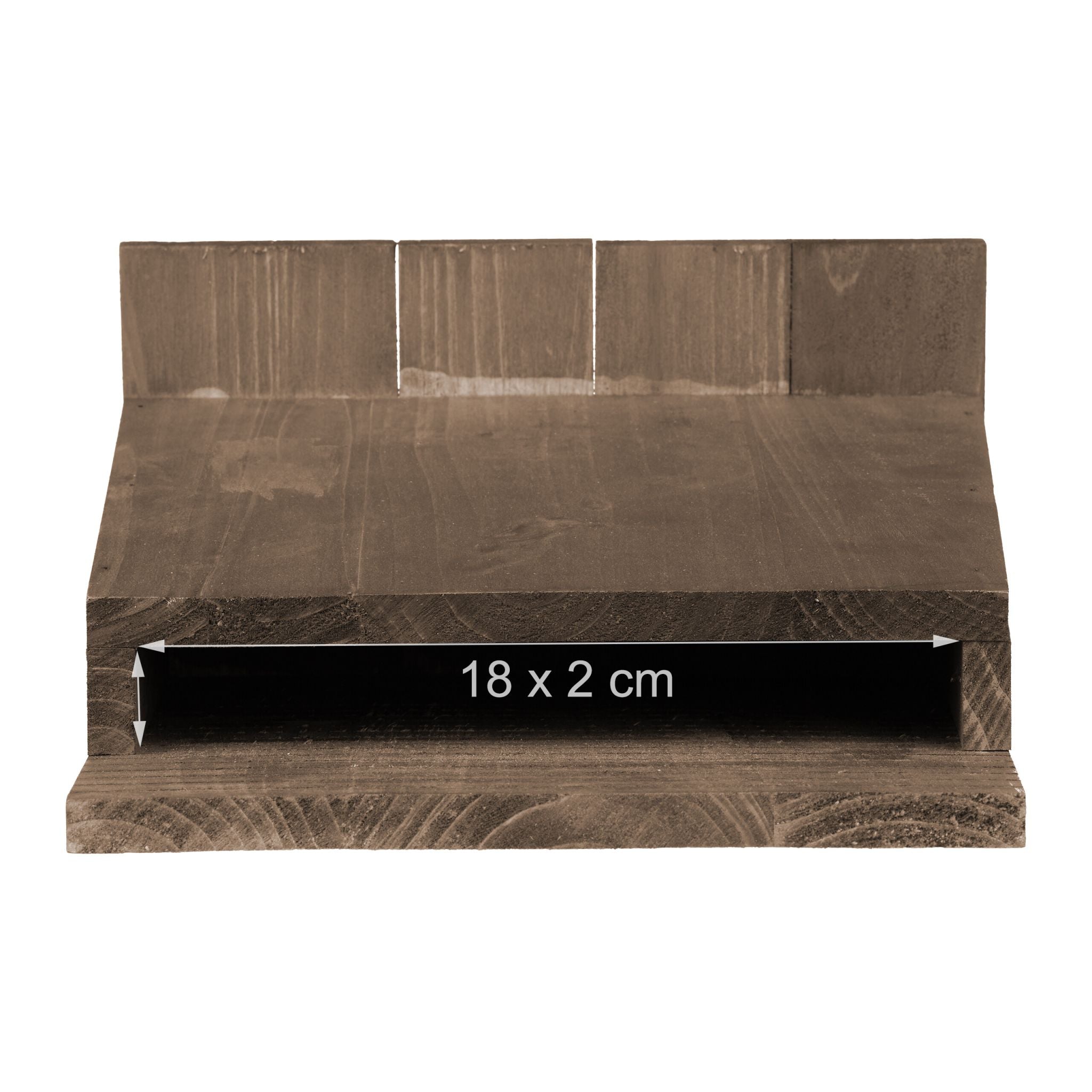 Fledermauskasten Holz Braun von Relaxdays