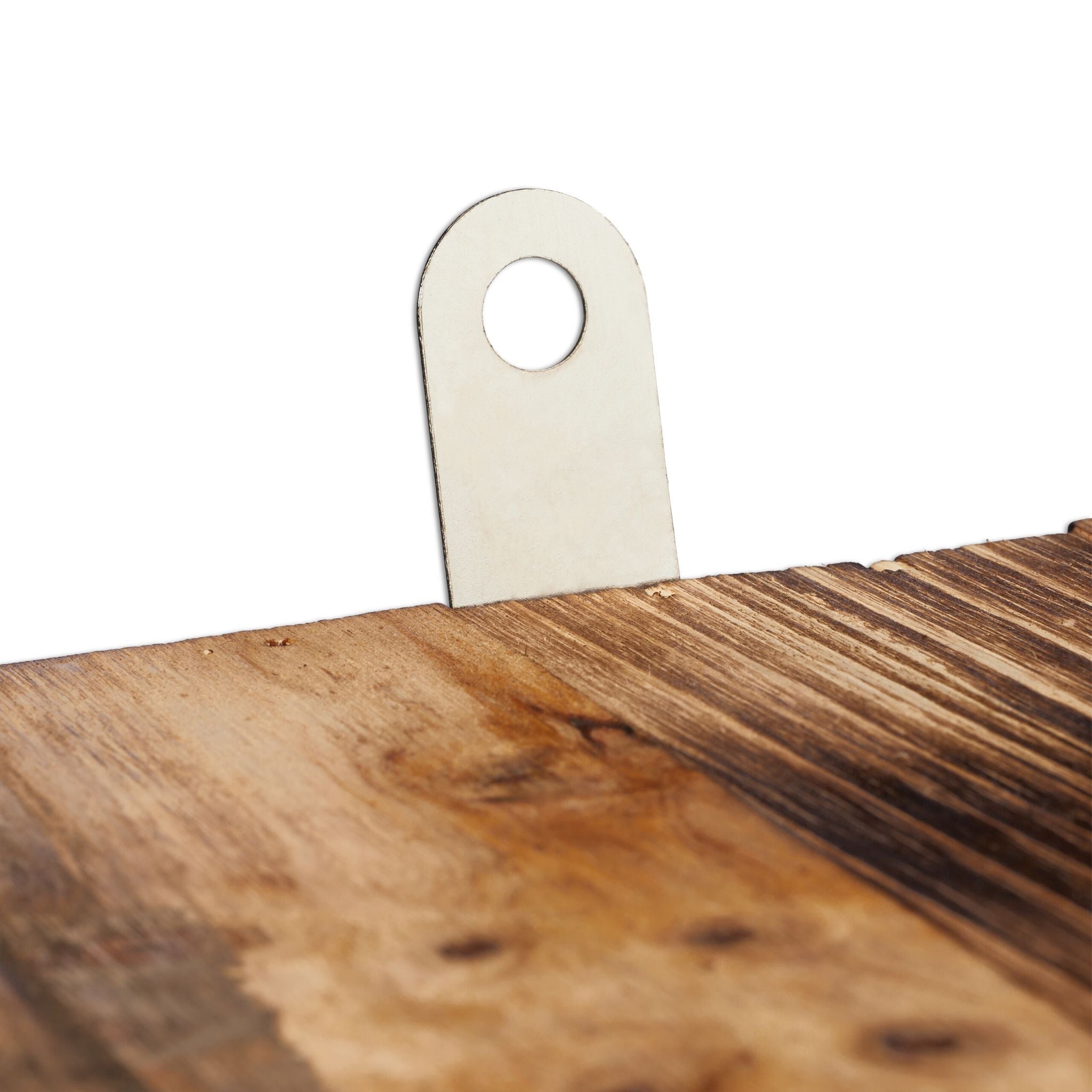 Fledermauskasten geflammten Holz Braun-Hellbraun von Relaxdays