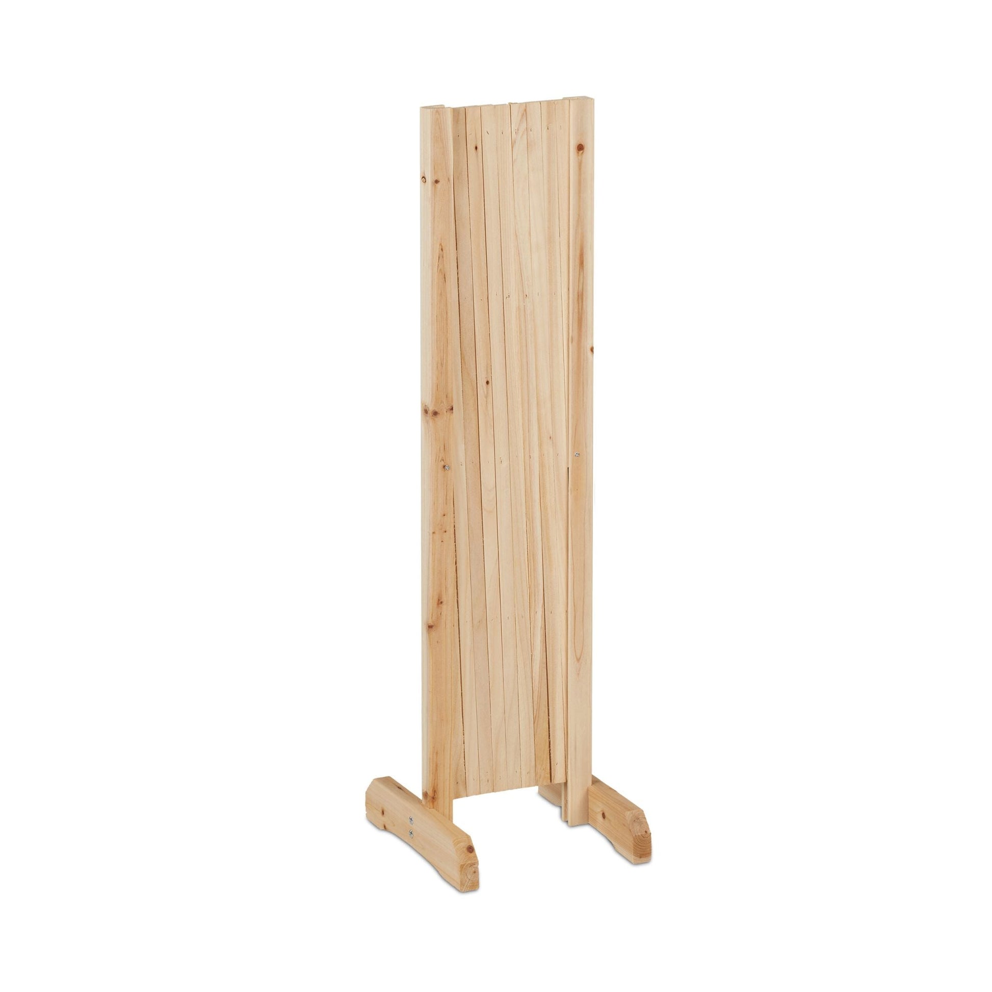 Ausziehbares Rankgitter Holz Hellbraun von Relaxdays