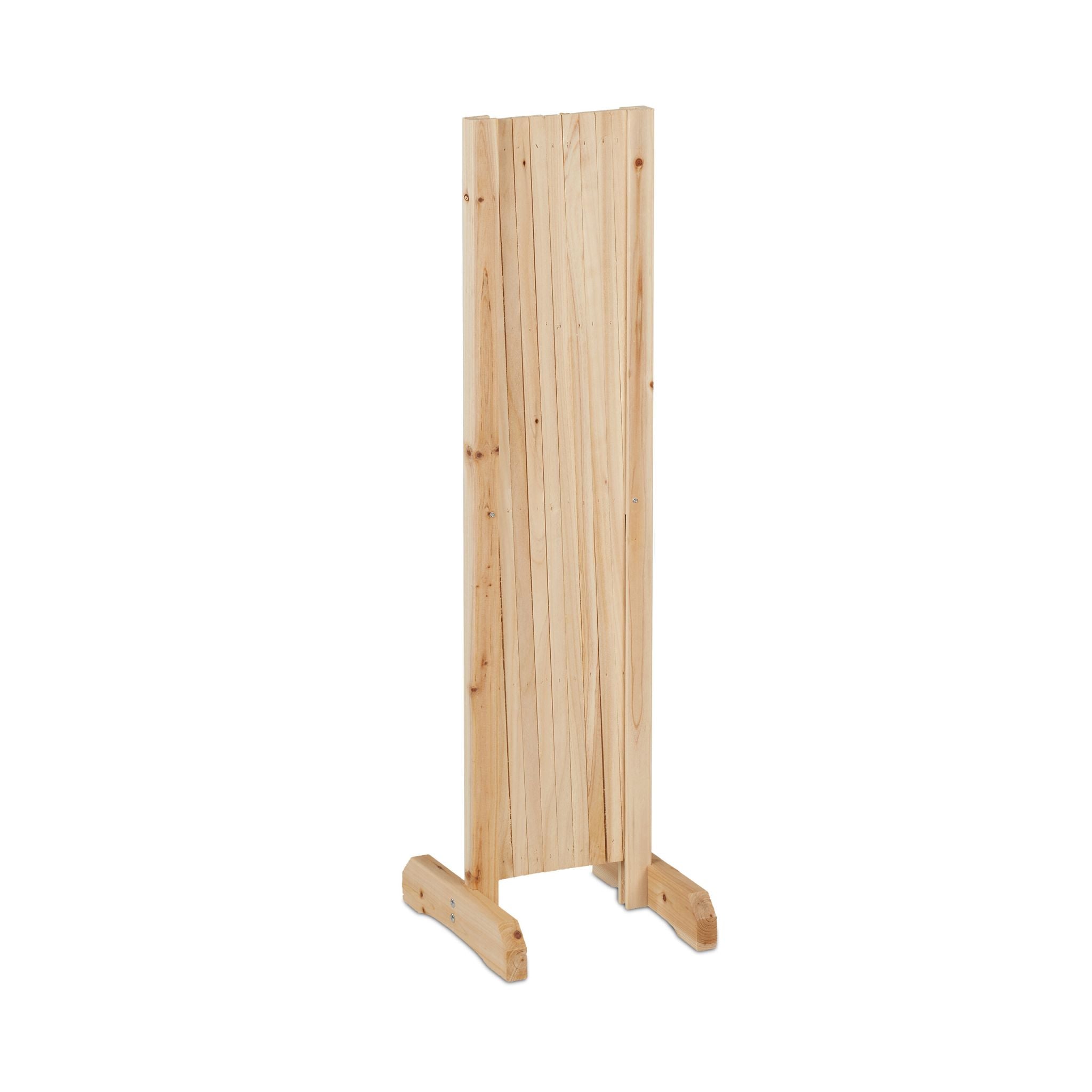 Ausziehbares Rankgitter Holz Hellbraun von Relaxdays