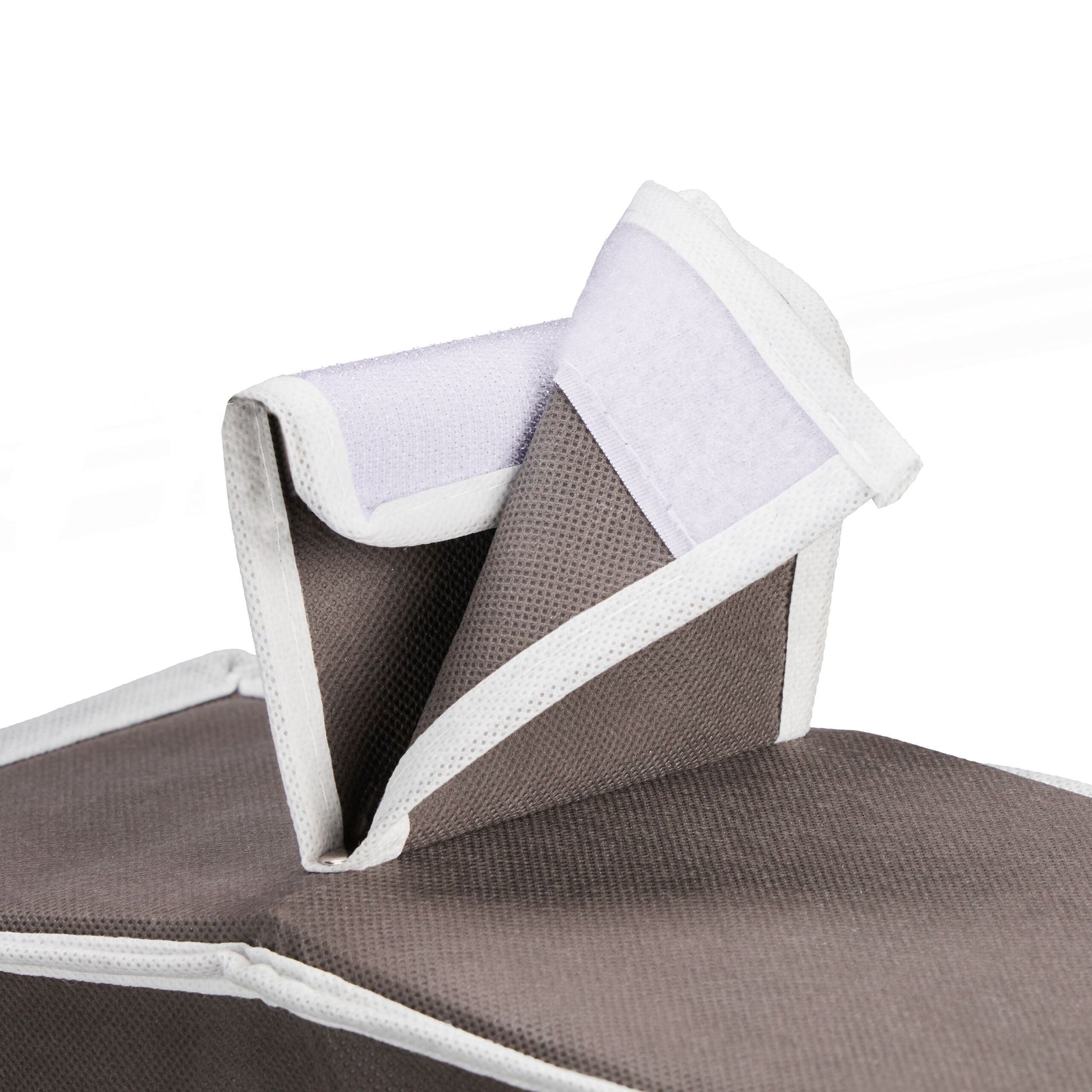 Hängeregal Kleiderschrank 7 Fächer Anthrazit-Weiss von Relaxdays