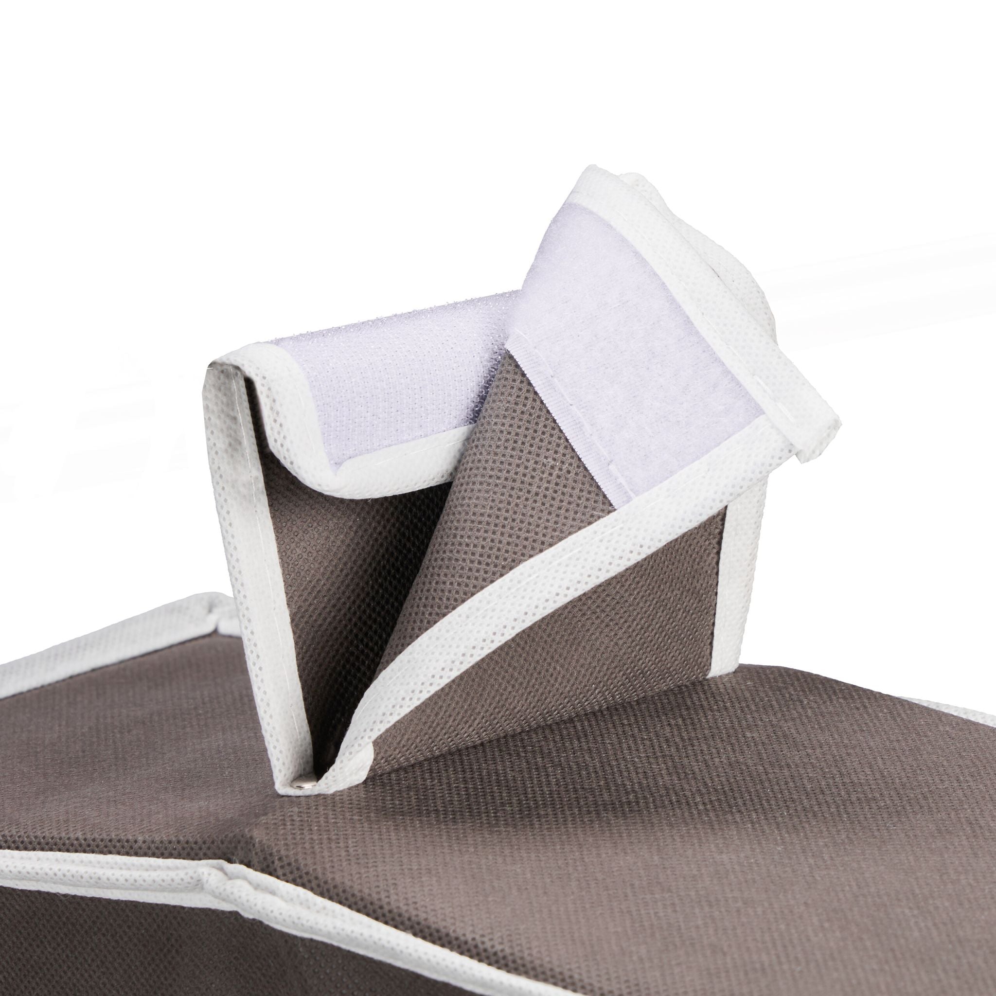 Hängeregal Kleiderschrank 7 Fächer Anthrazit-Weiss von Relaxdays