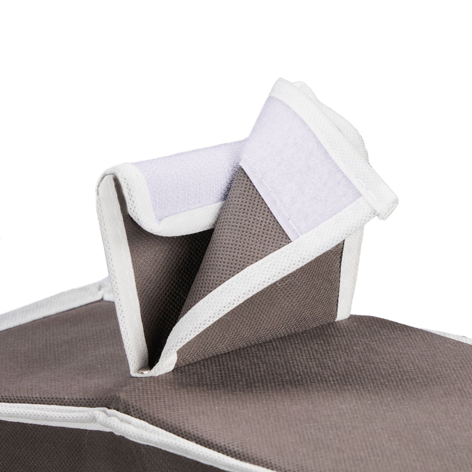 Hängeregal Kleiderschrank 6 Fächer Anthrazit-Weiss von Relaxdays