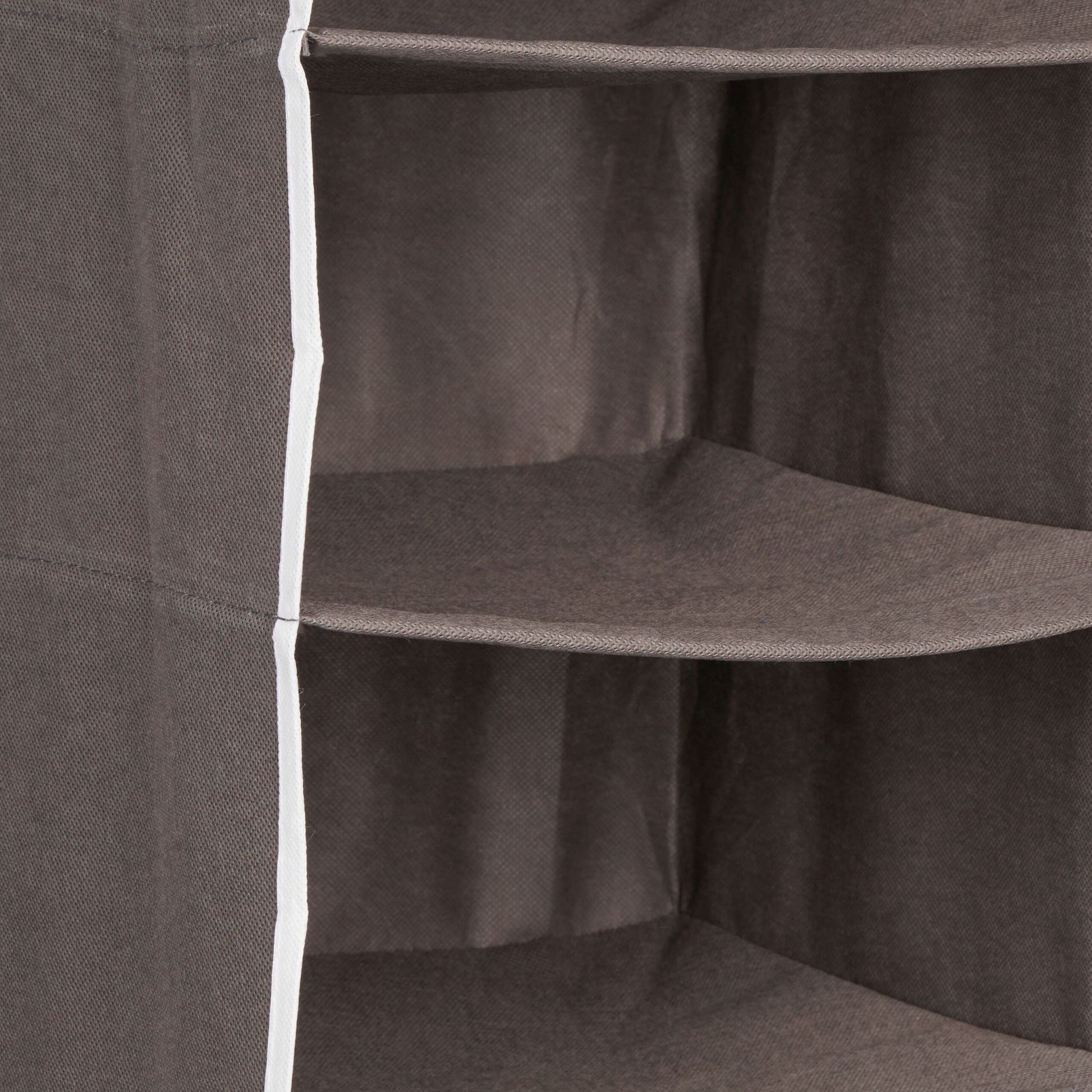 Hängeregal Kleiderschrank 6 Fächer Anthrazit-Weiss von Relaxdays