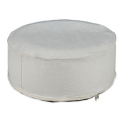 Aufblasbarer Hocker in Creme Creme von Relaxdays