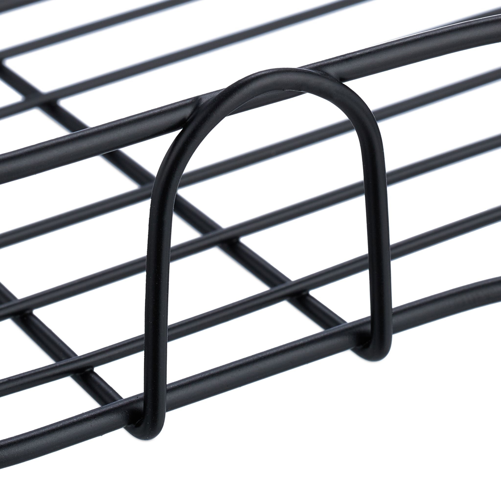 Duschablage ohne Bohren 2er-Set Schwarz von Relaxdays