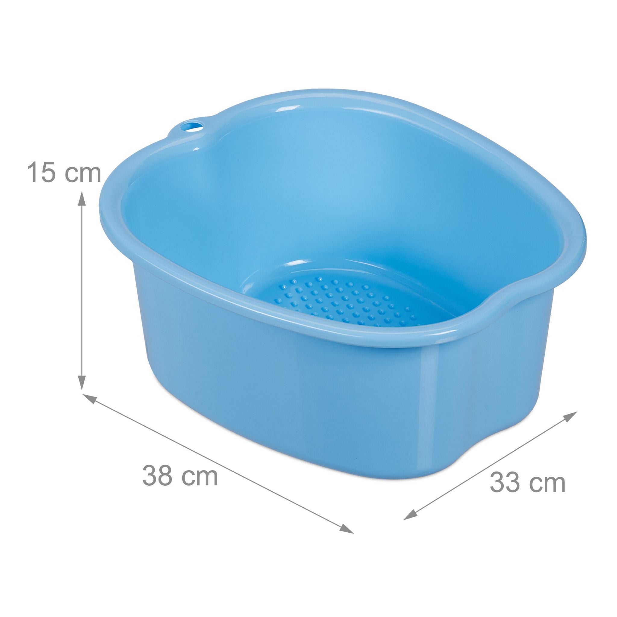 Fussbadewanne Hellblau von Relaxdays