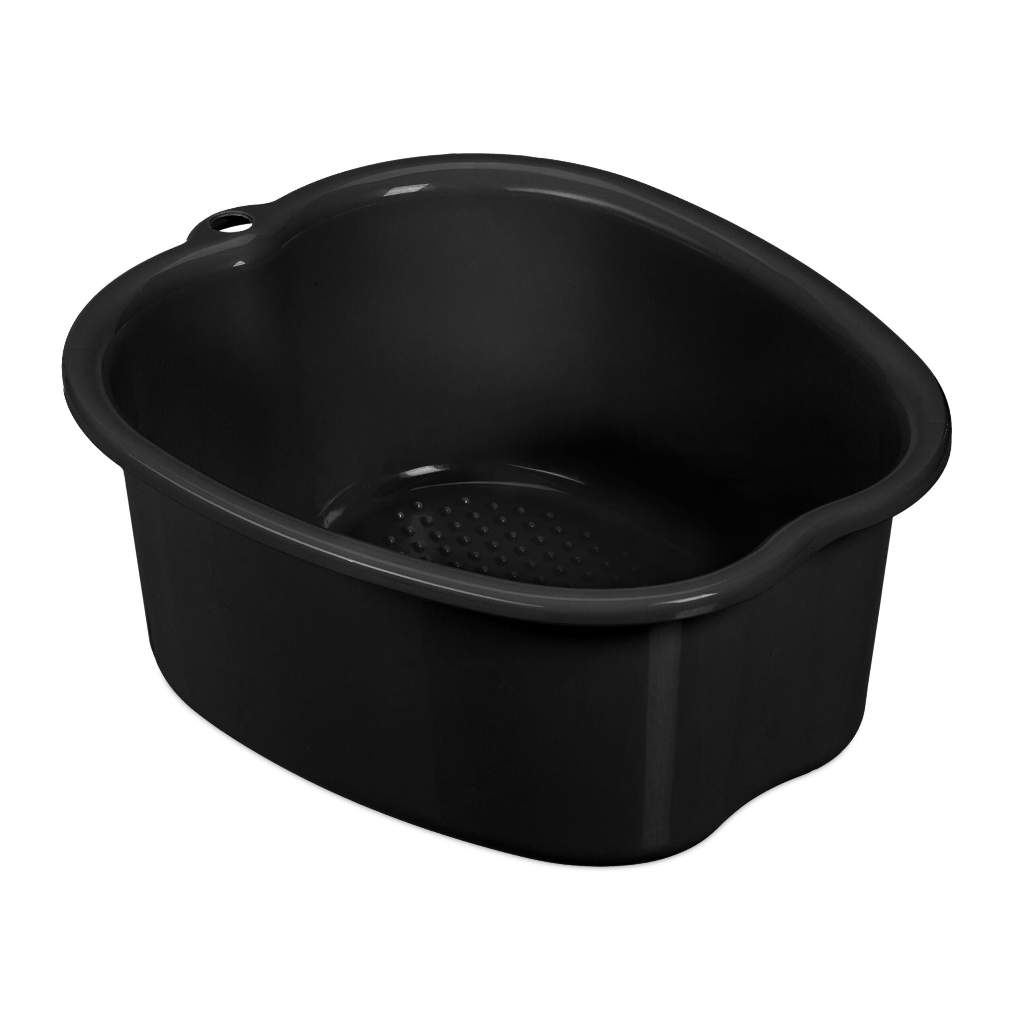 Fussbadewanne Schwarz von Relaxdays