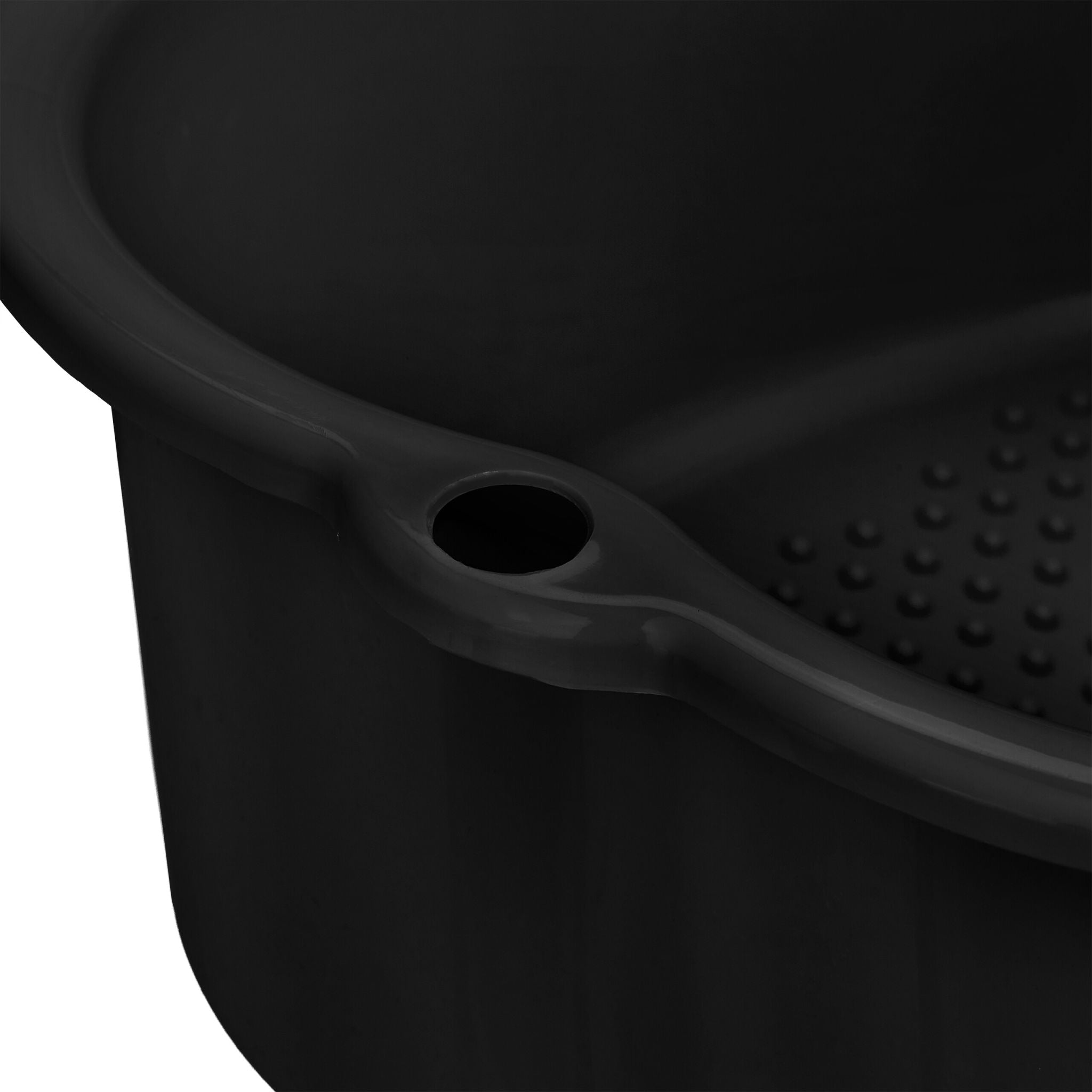 Fussbadewanne Schwarz von Relaxdays