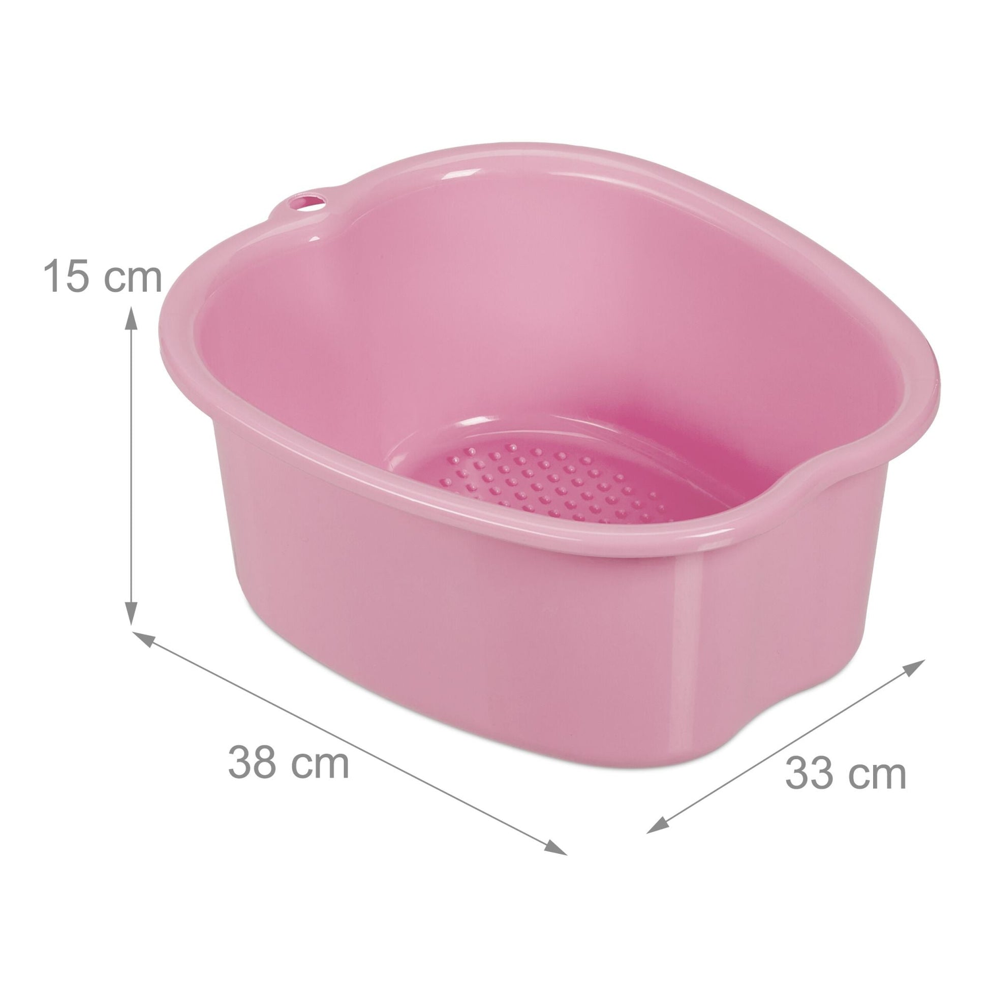 Fussbadewanne Rosa von Relaxdays
