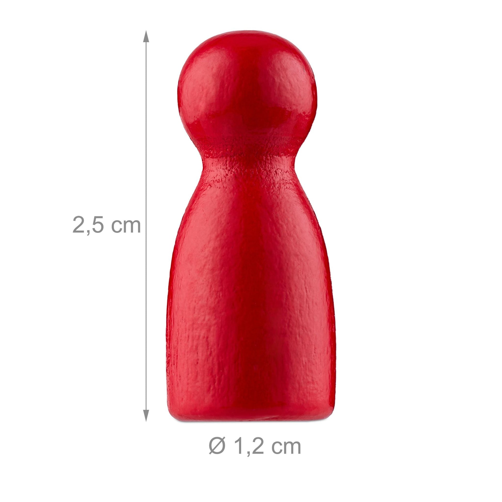 Spielfiguren für Brettspiele 160er-Set Blau-Grün-Rot von Relaxdays