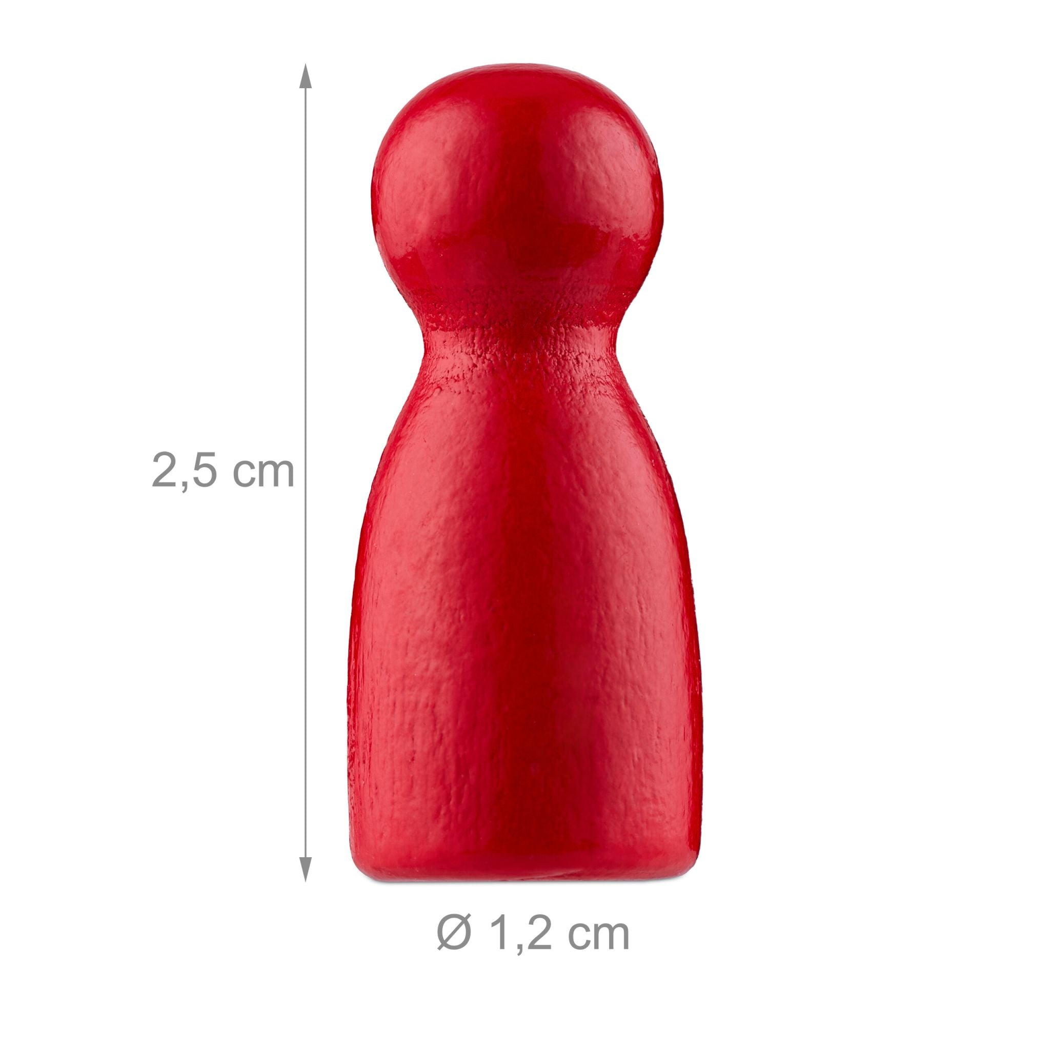 Spielfiguren für Brettspiele 160er-Set Blau-Grün-Rot von Relaxdays