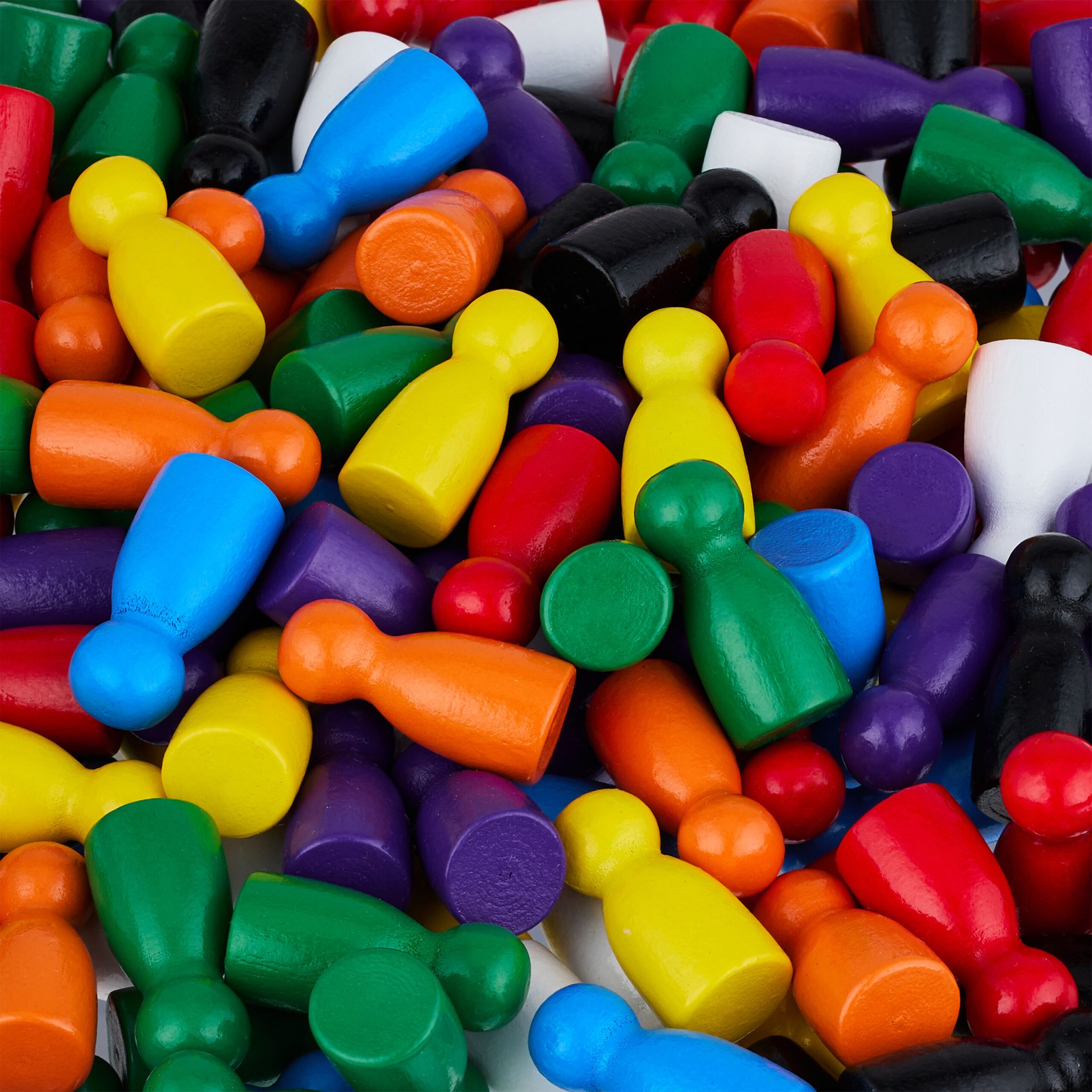 Spielfiguren für Brettspiele 160er-Set Blau-Grün-Rot von Relaxdays