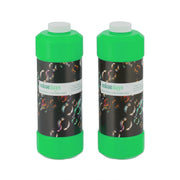 Seifenblasen Nachfüllflasche 1l 2er-Set Grün-Schwarz von Relaxdays