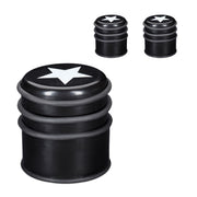 Türstopper Stern 3er-Set Weiss-Schwarz von Relaxdays