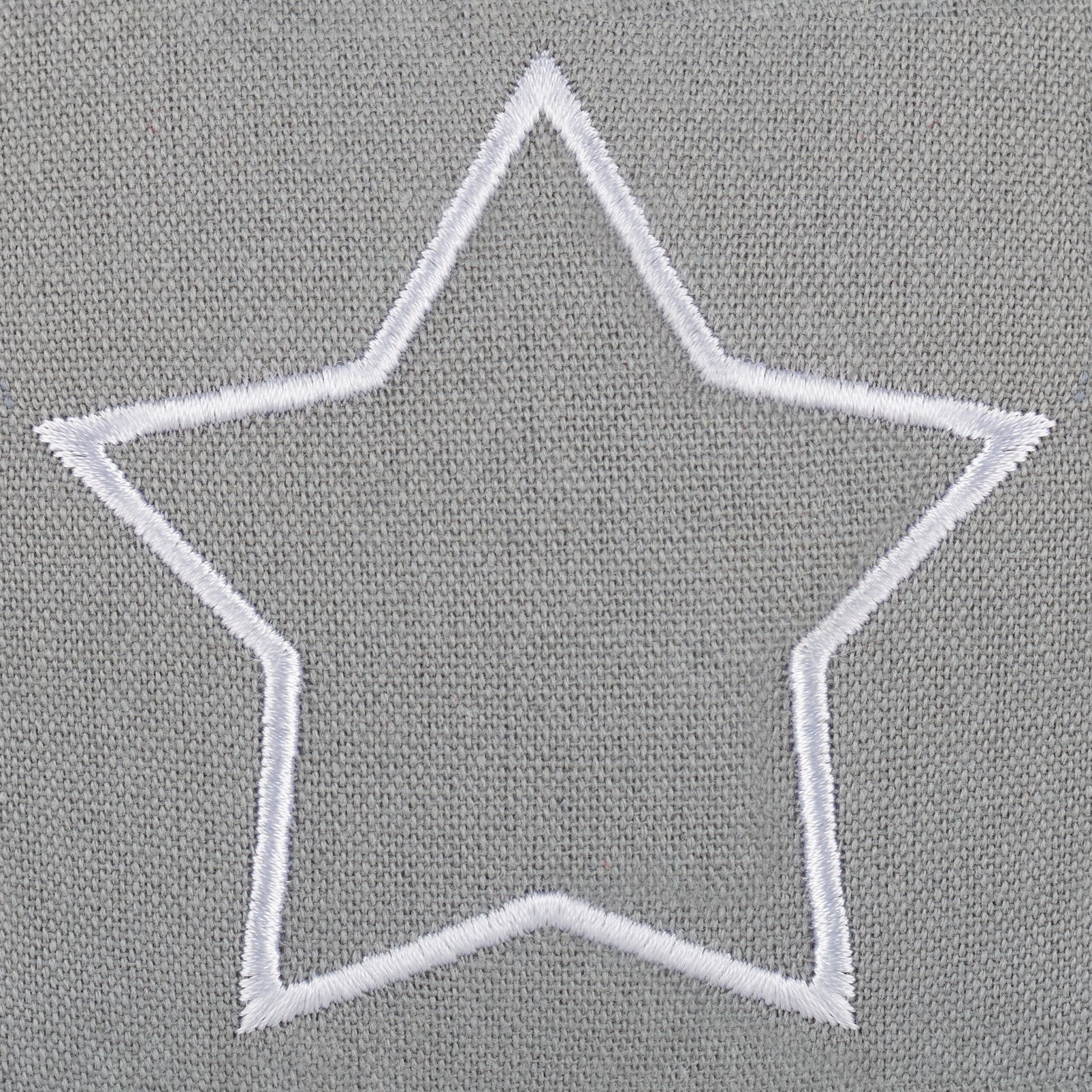 Türstopper Stern 2er-Set Weiss-Grau von Relaxdays