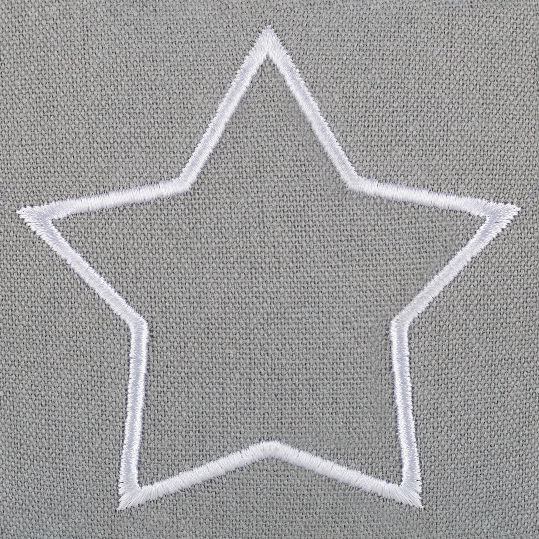Türstopper Stern 2er-Set Weiss-Grau von Relaxdays