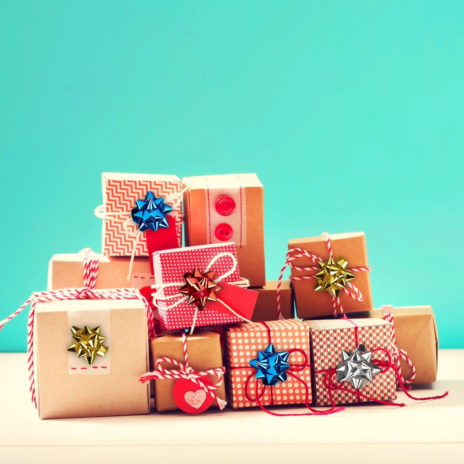 Geschenkschleifen 200er-Set Blau von Relaxdays