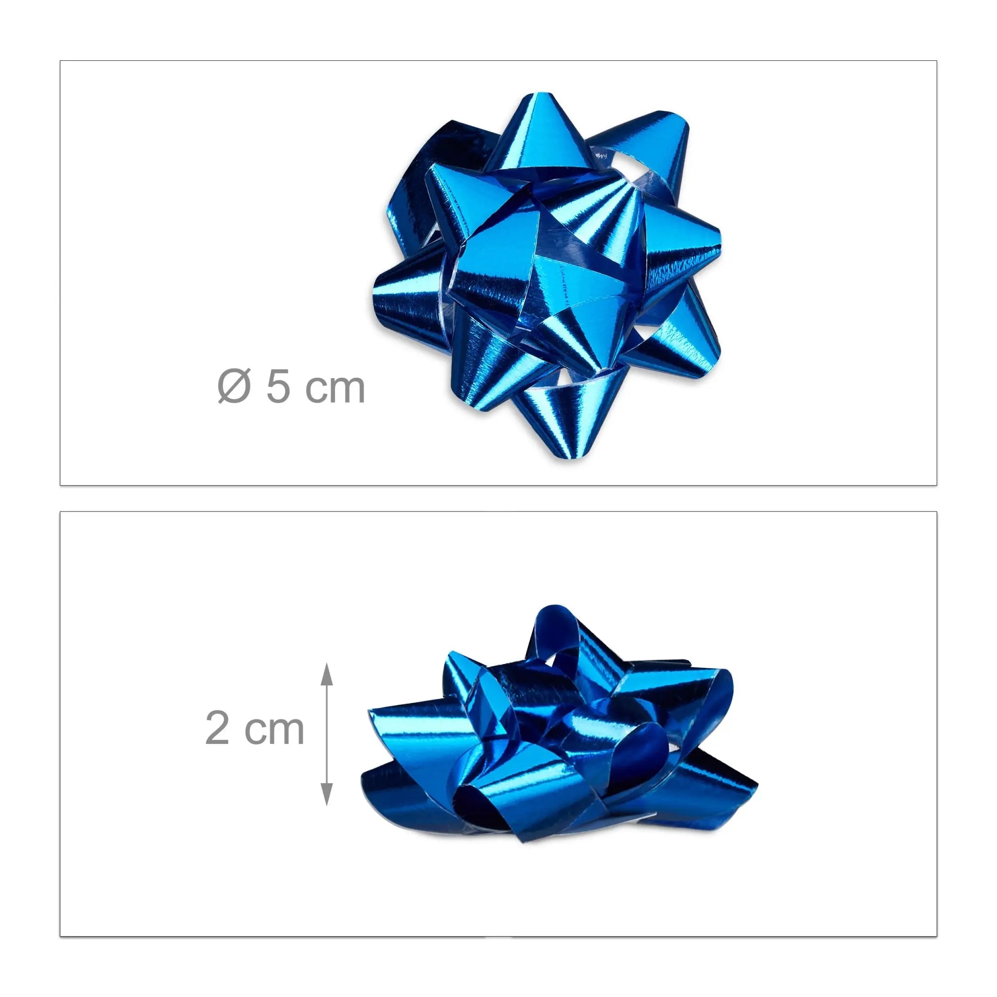 Geschenkschleifen 200er-Set Blau von Relaxdays