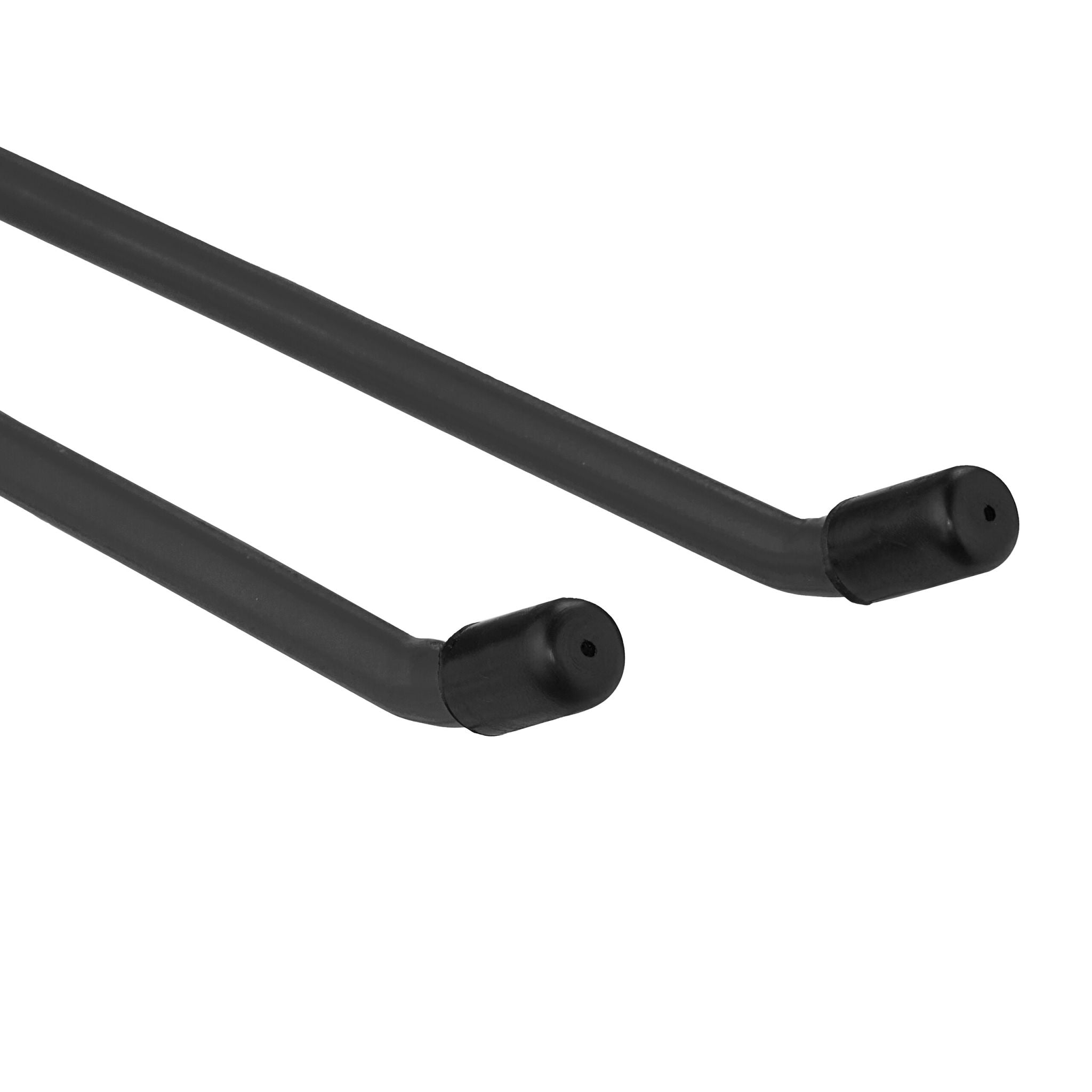 Gerätehalter Stahl 3er-Set Schwarz von Relaxdays