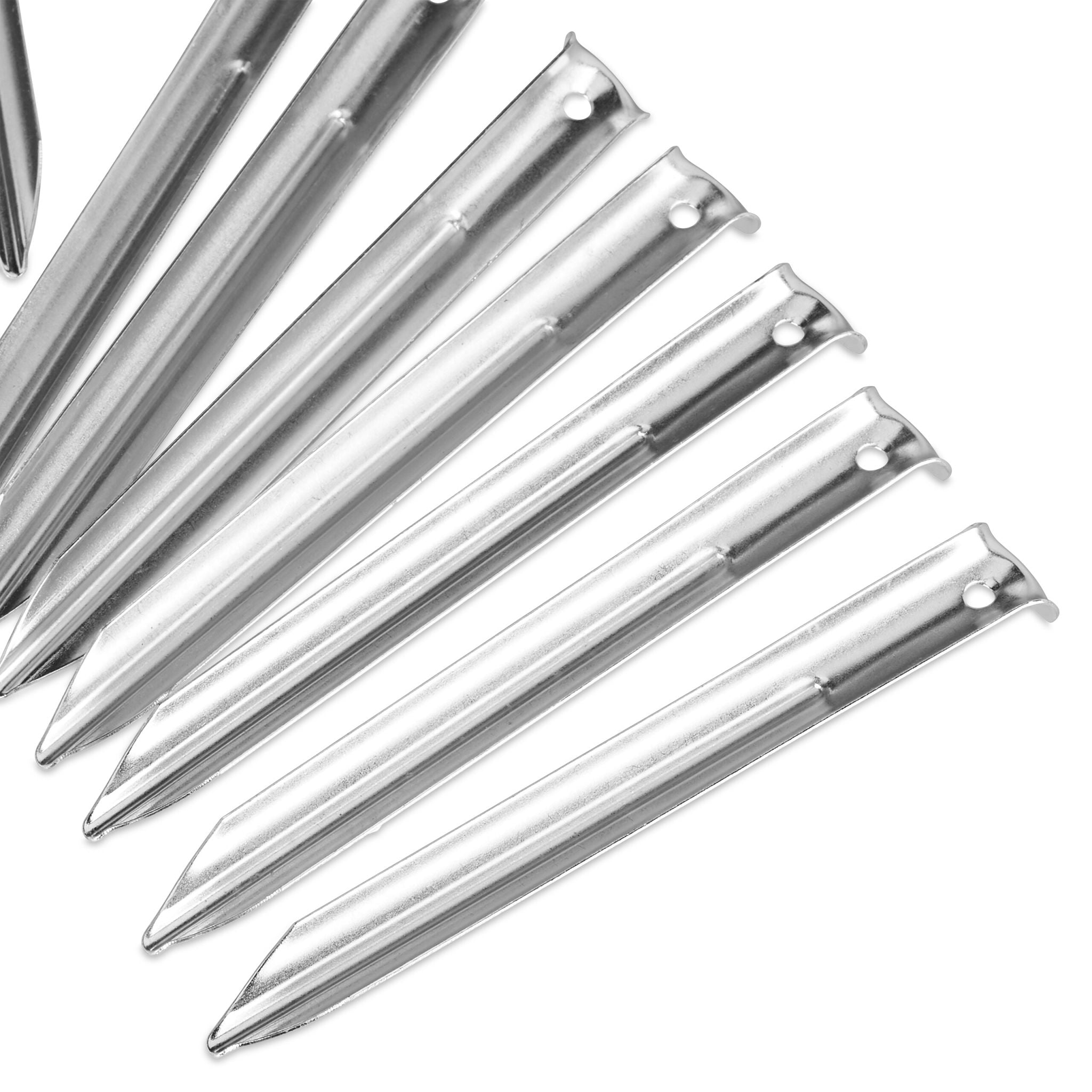 Zeltheringe 25er-Set Silber