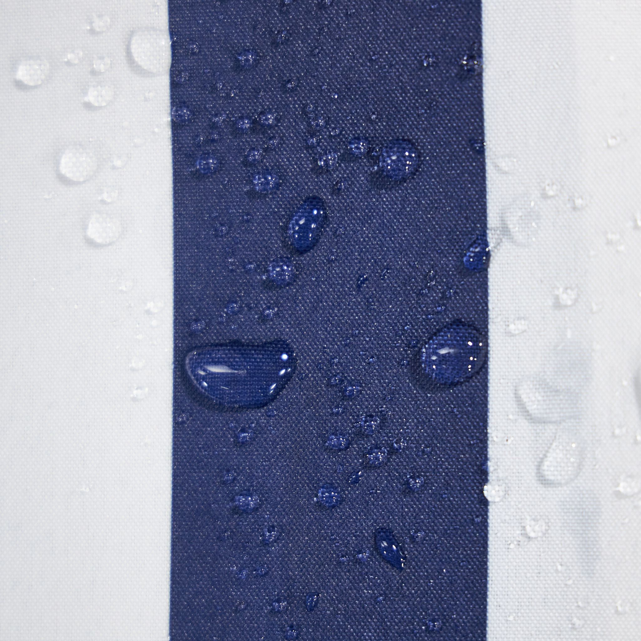 Gestreifte Pavillon Seitenteile 2er-Set Weiss-Dunkelblau-Transparent von Relaxdays