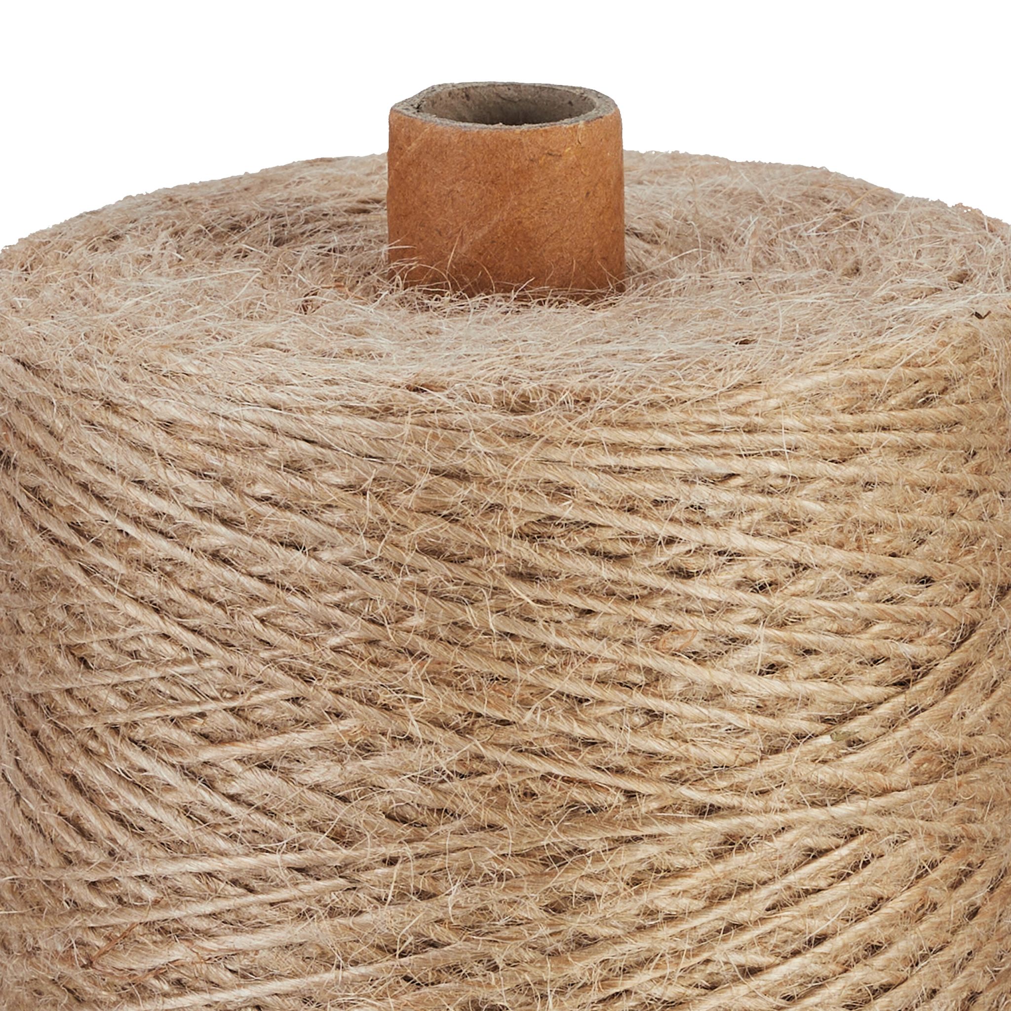 Juteschnur 1 mm x 500 m 2er-Set Hellbraun von Relaxdays