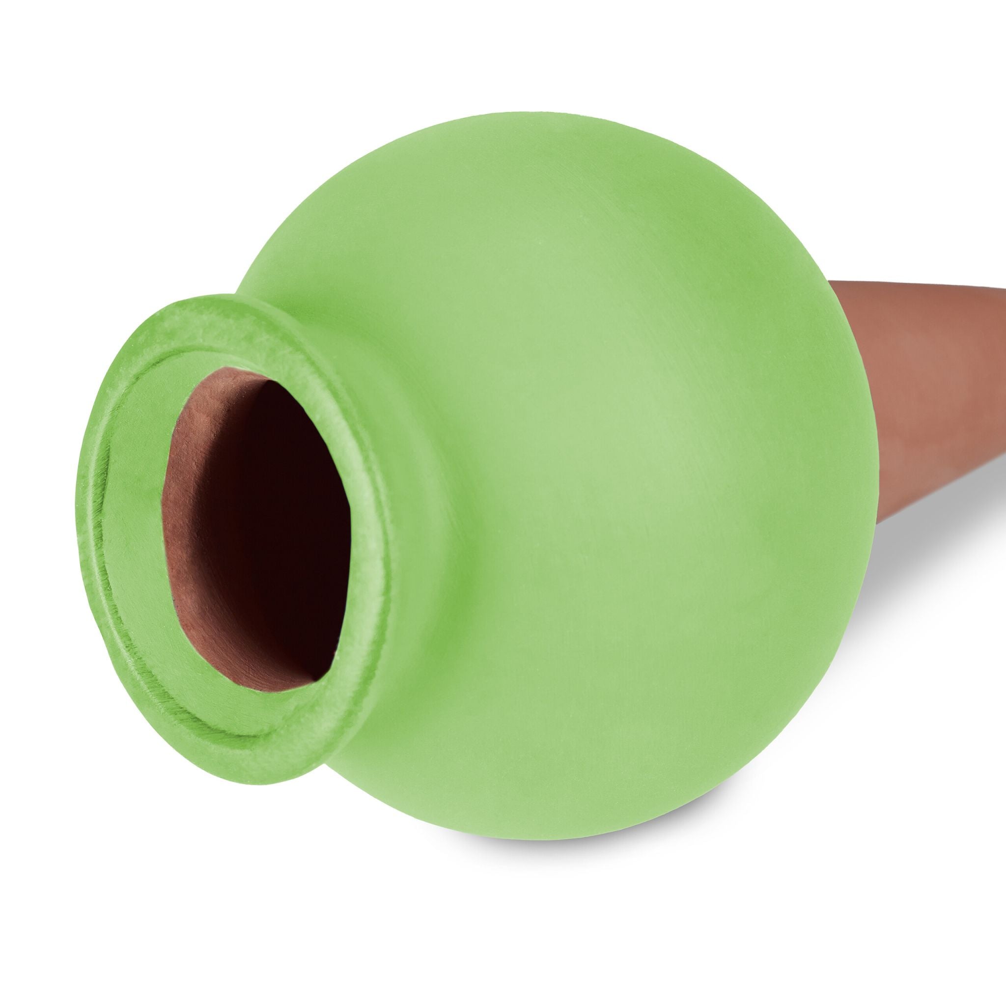 Tonkegel 4er-Set Grün-Hellbraun von Relaxdays