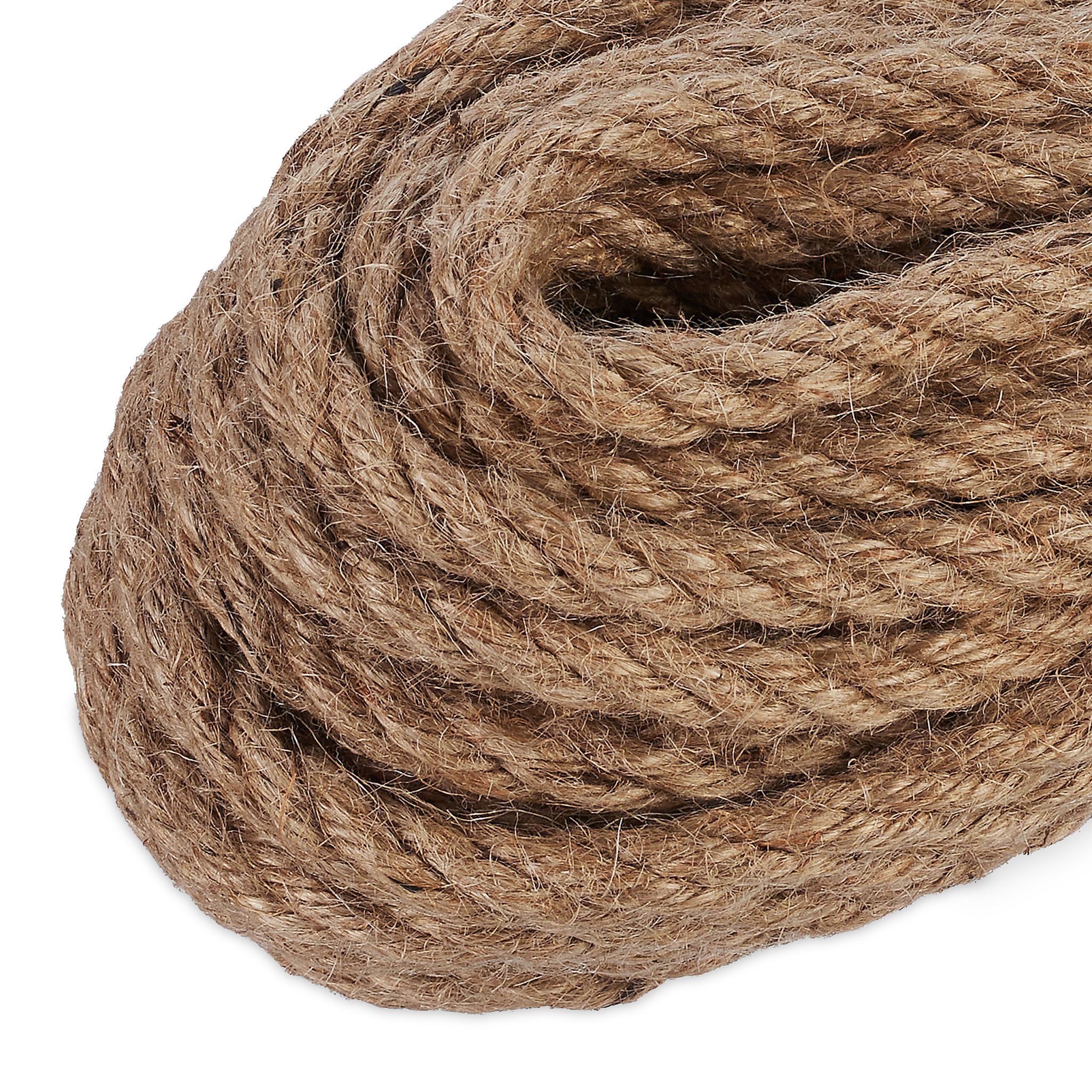 Juteseil 8 mm x 40 m Hellbraun von Relaxdays