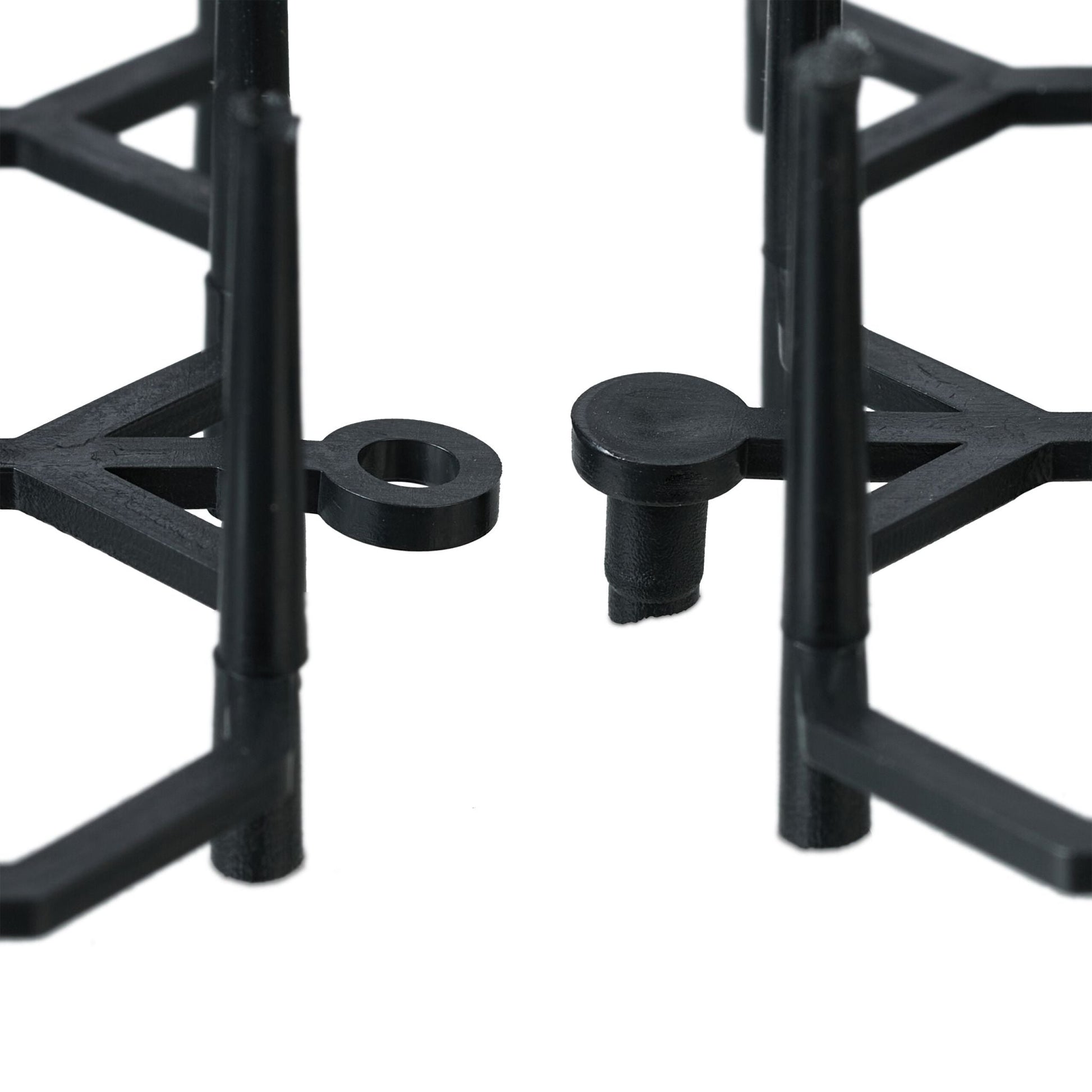 Dornengitter 12er-Set Schwarz von Relaxdays