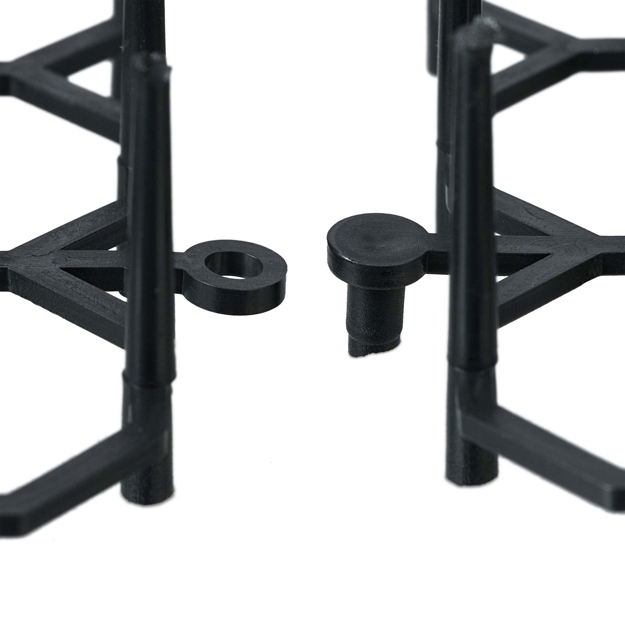 Dornengitter 12er-Set Schwarz von Relaxdays