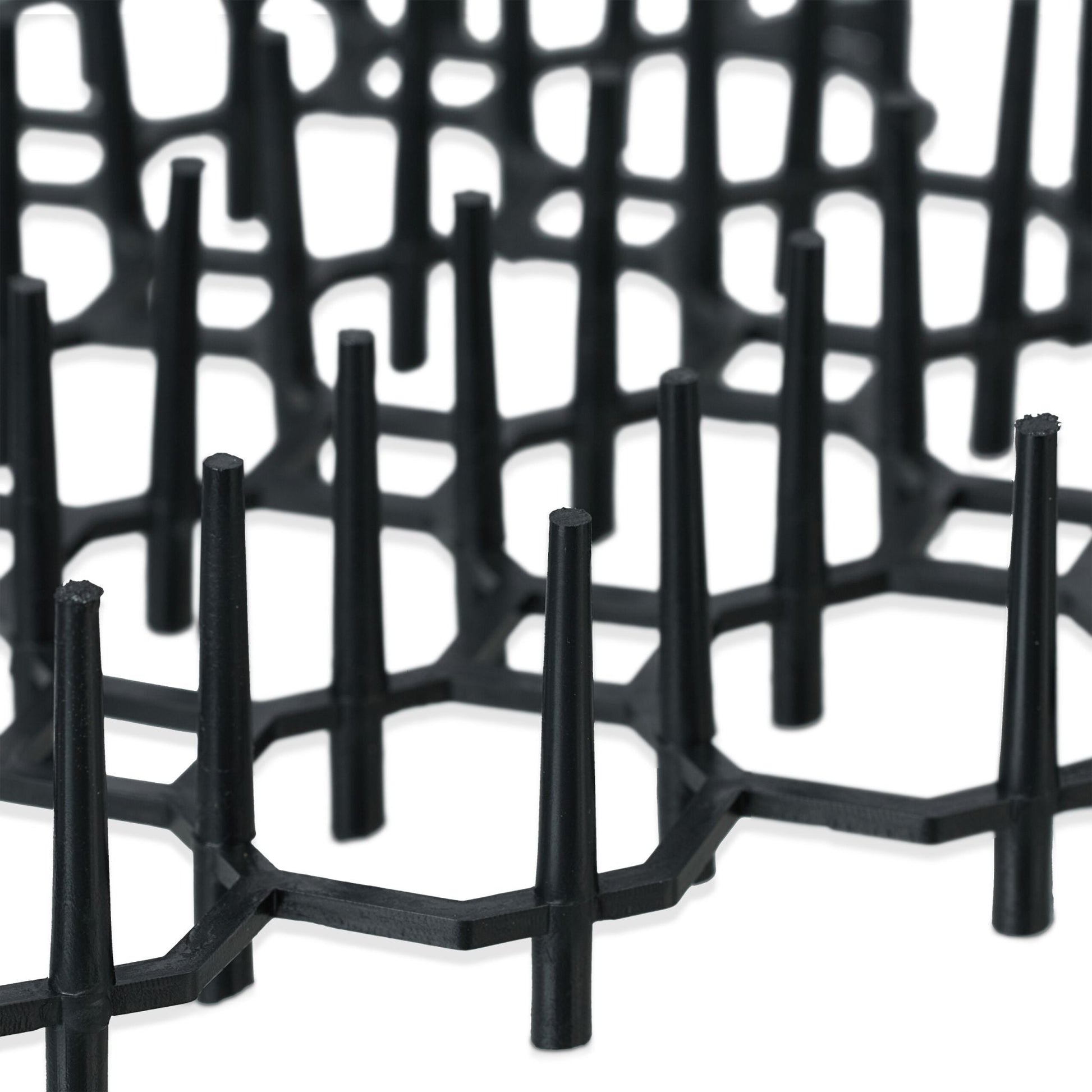 Dornengitter 12er-Set Schwarz von Relaxdays