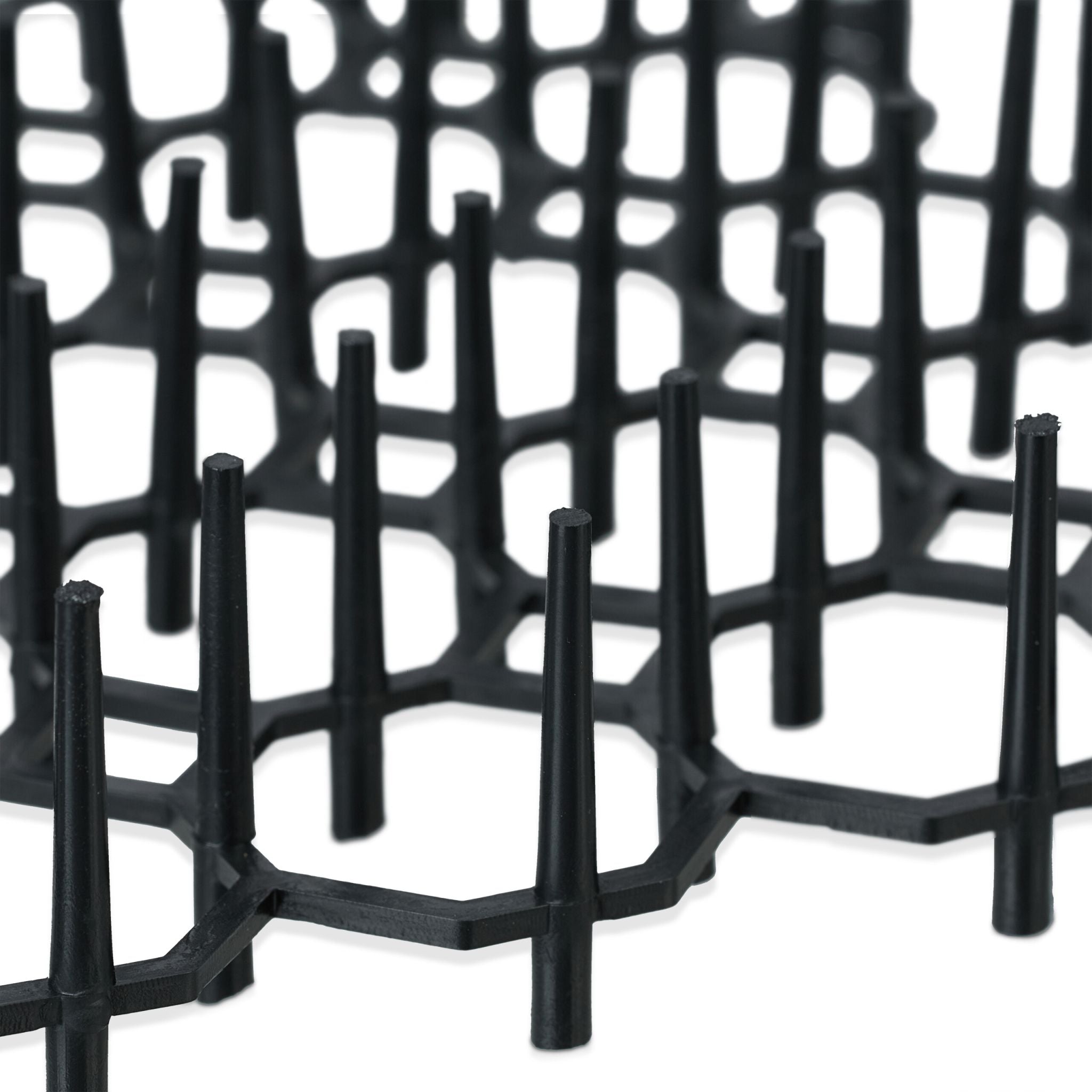 Dornengitter 12er-Set Schwarz von Relaxdays