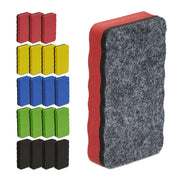 Bunter Whiteboard Schwamm 20er-Set Blau-Grün-Rot