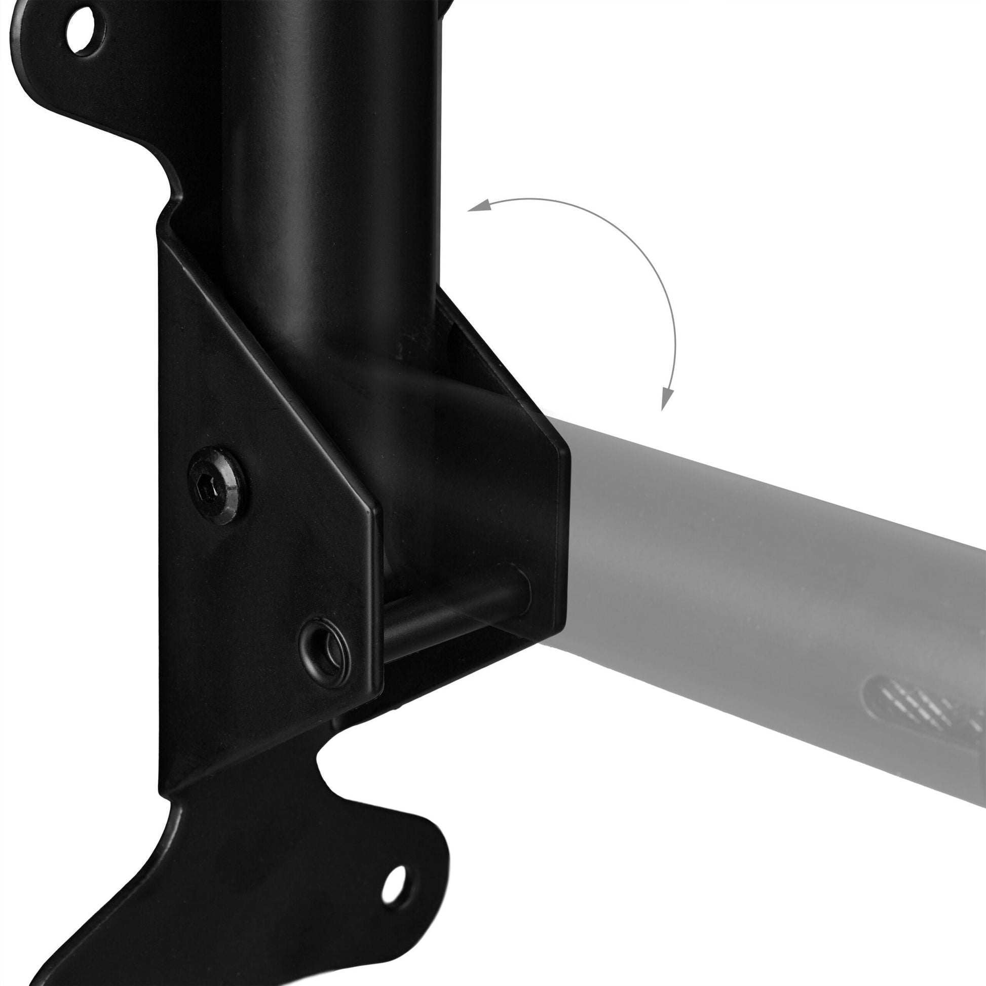 Klappbare Fahrrad Wandhalterung Schwarz von Relaxdays
