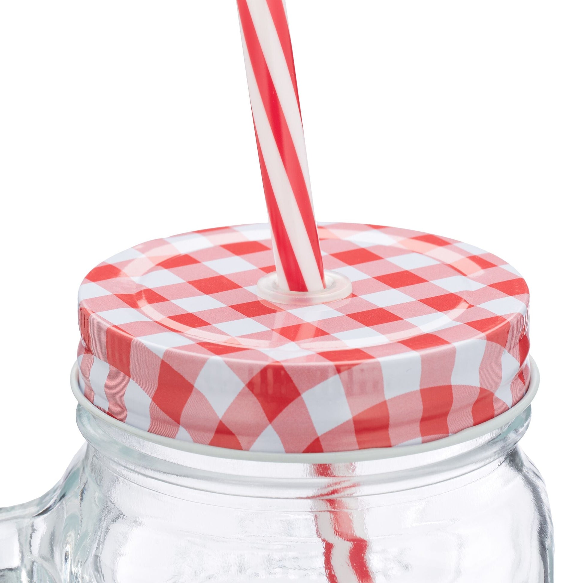 Trinkgläser mit Deckel 10er-Set Gelb-Grün-Transparent von Relaxdays